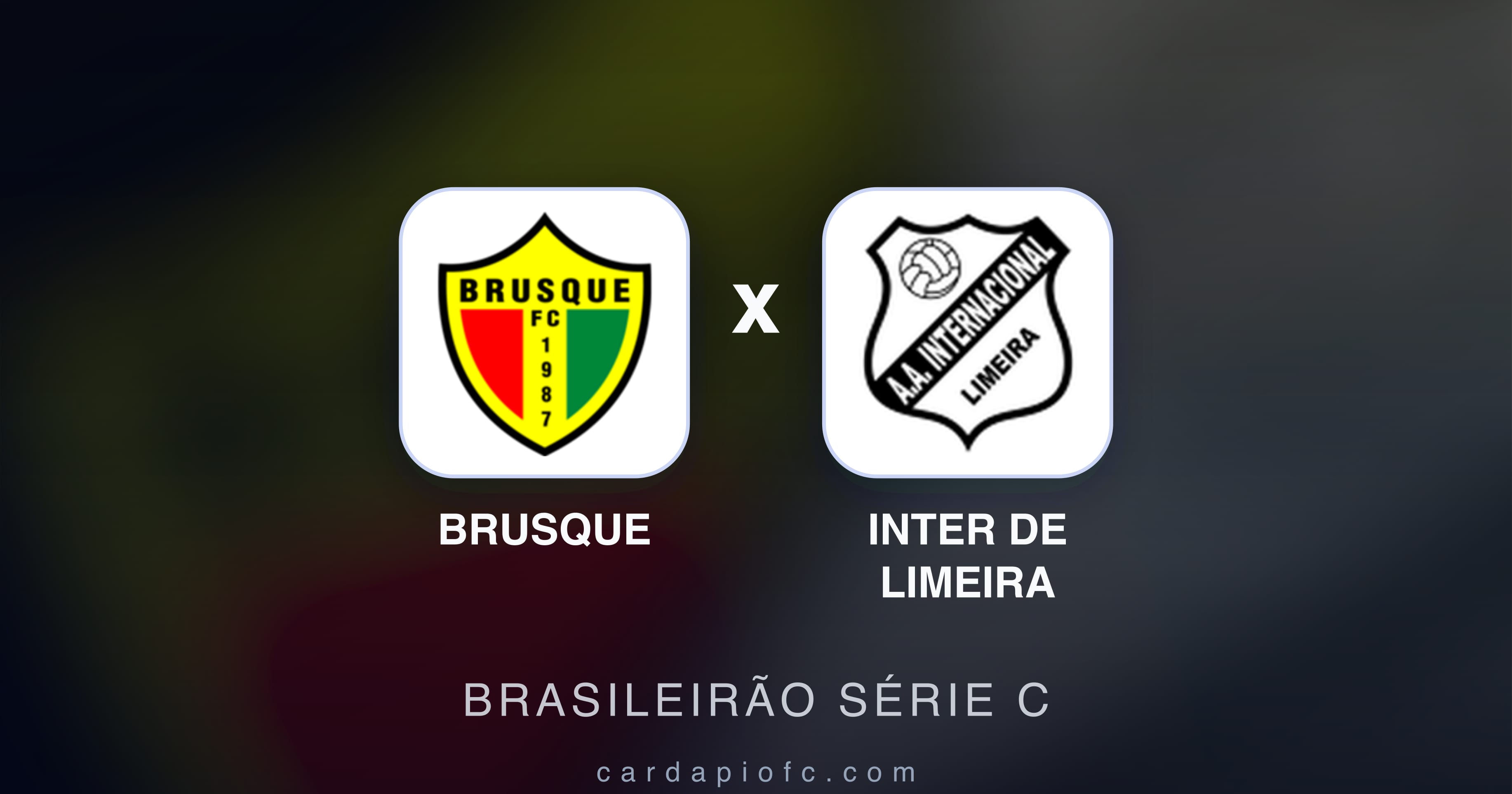 Brusque बनाम Inter de Limeira (Brasileirão Série C) का पूर्वावलोकन चित्र