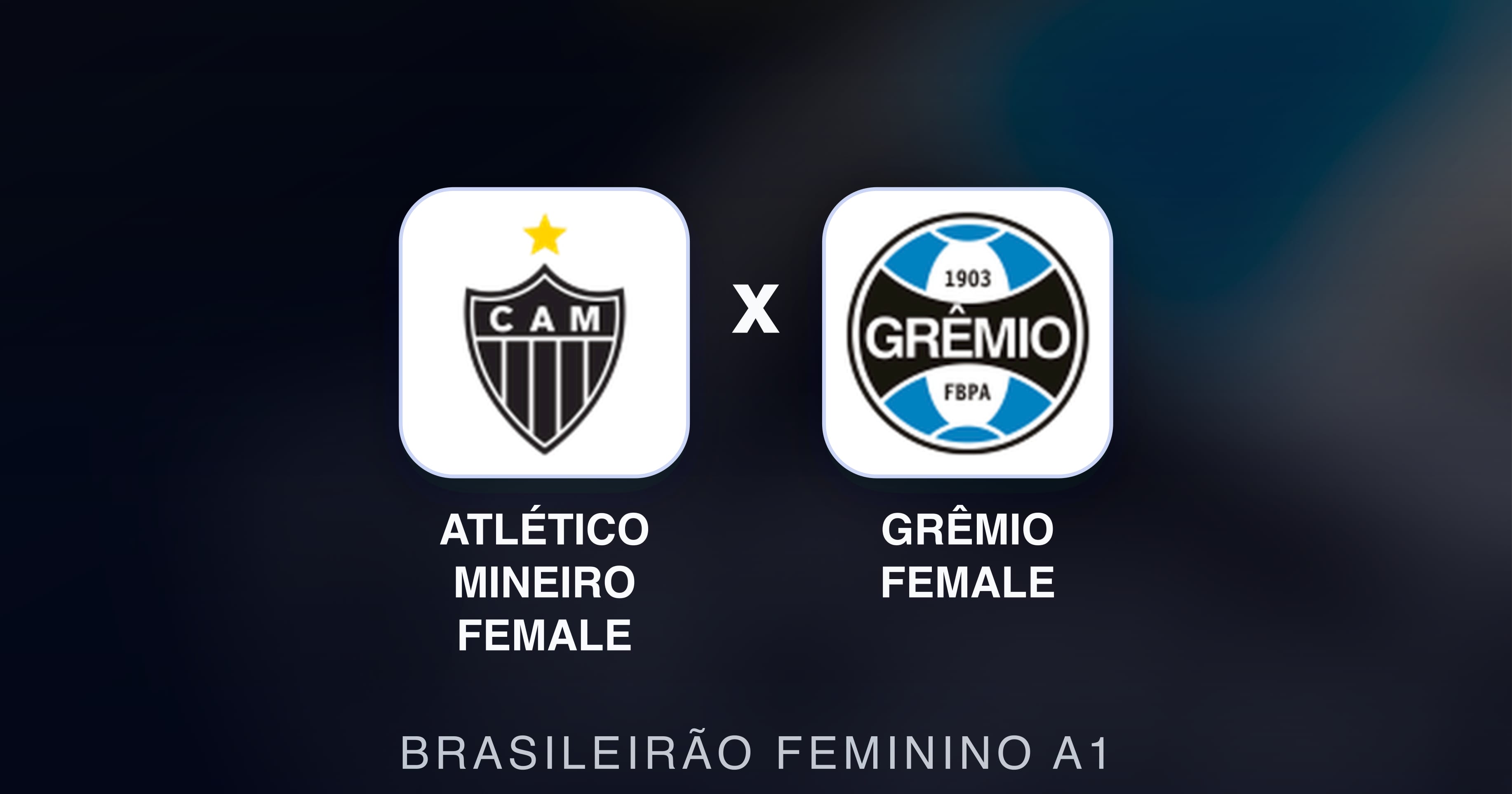 Atlético Mineiro Female बनाम Grêmio Female (Brasileirão Feminino A1) का पूर्वावलोकन चित्र