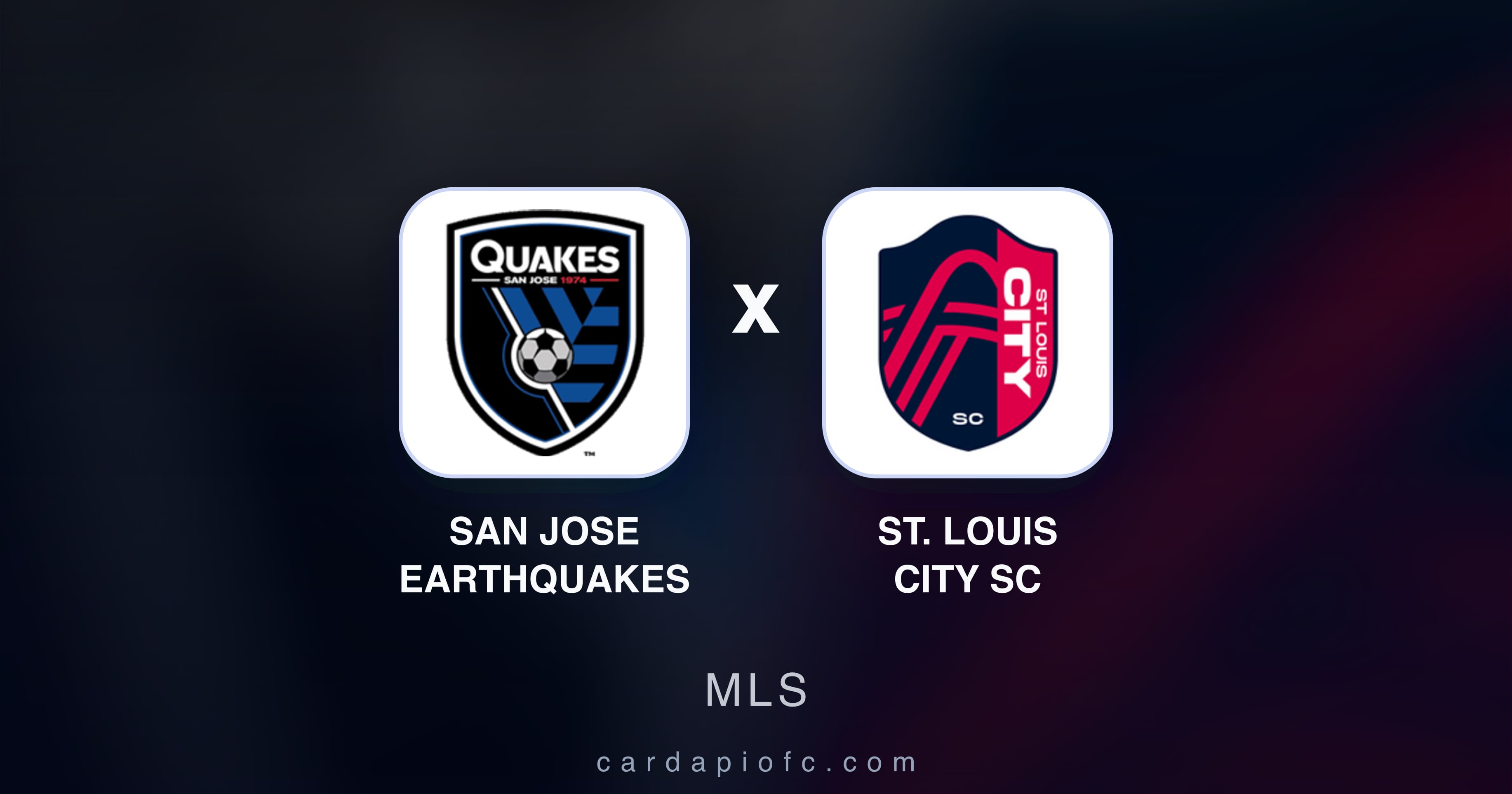 San Jose Earthquakes बनाम St. Louis City SC (MLS) का पूर्वावलोकन चित्र