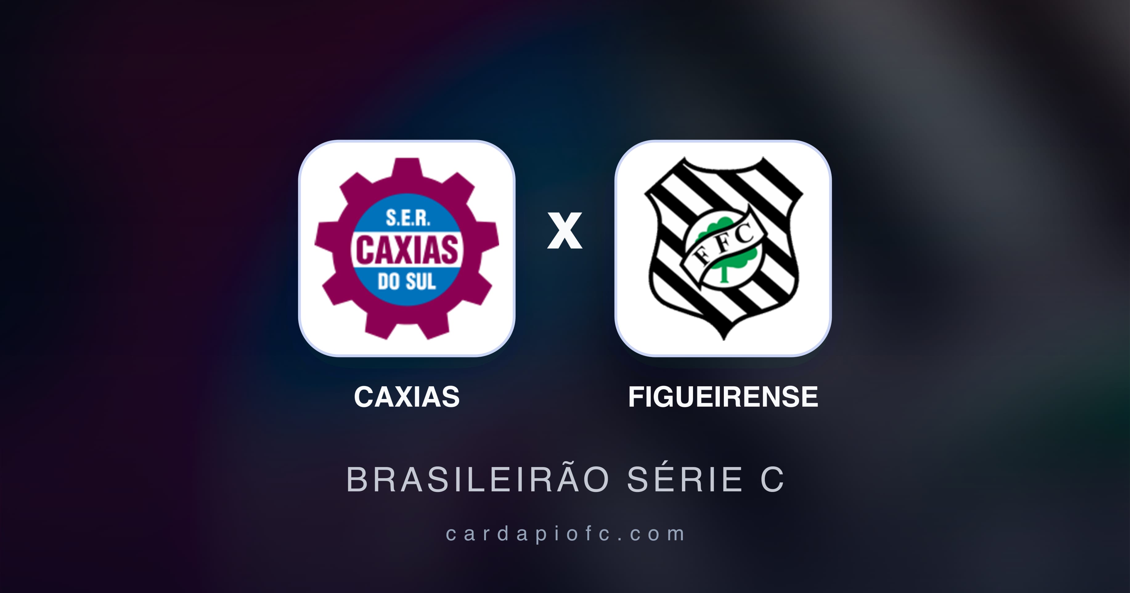 Caxias बनाम Figueirense (Brasileirão Série C) का पूर्वावलोकन चित्र