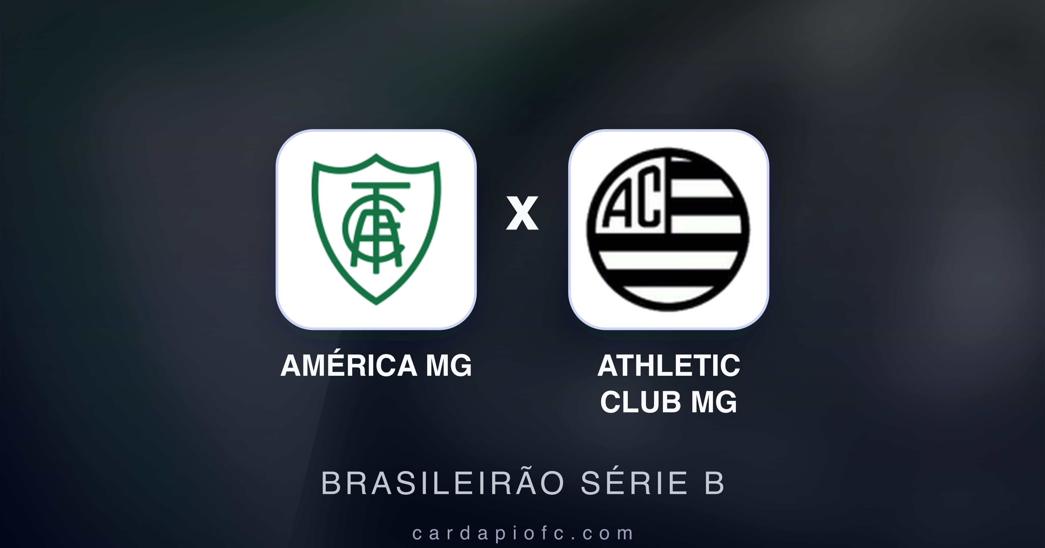 América MG बनाम Athletic Club MG (Brasileirão Série B) का पूर्वावलोकन चित्र