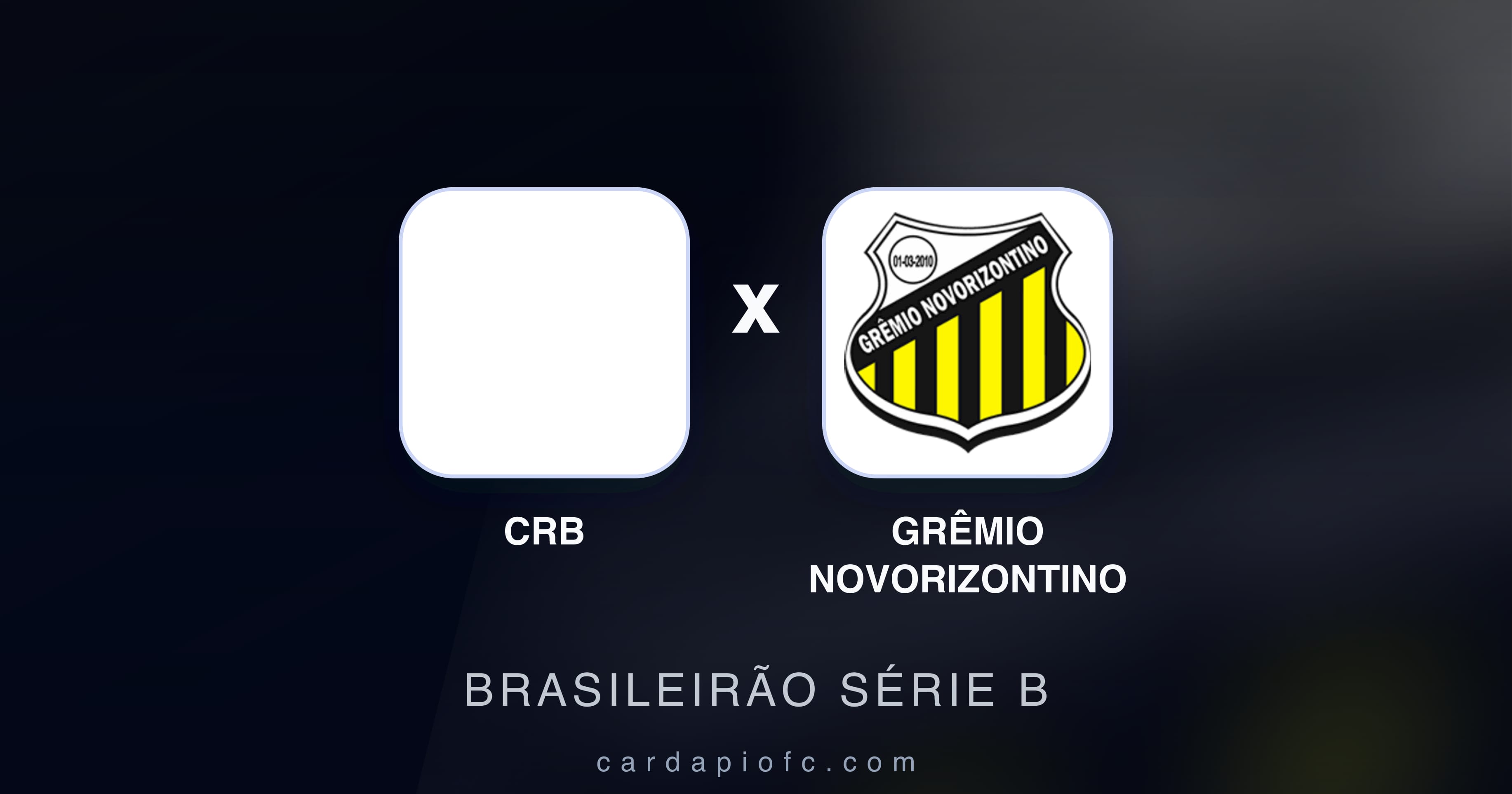 CRB बनाम Grêmio Novorizontino (Brasileirão Série B) का पूर्वावलोकन चित्र