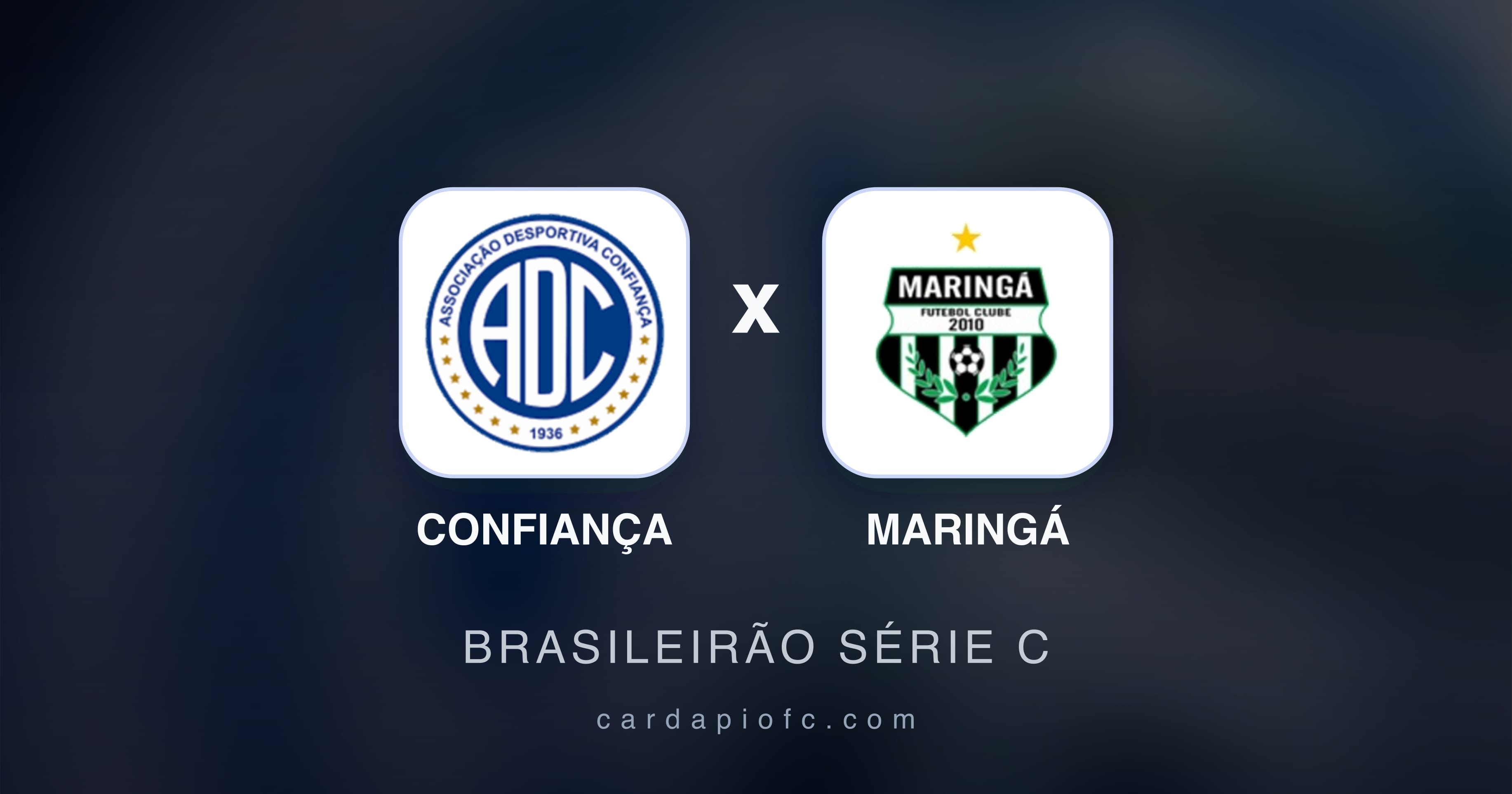 Confiança बनाम Maringá (Brasileirão Série C) का पूर्वावलोकन चित्र