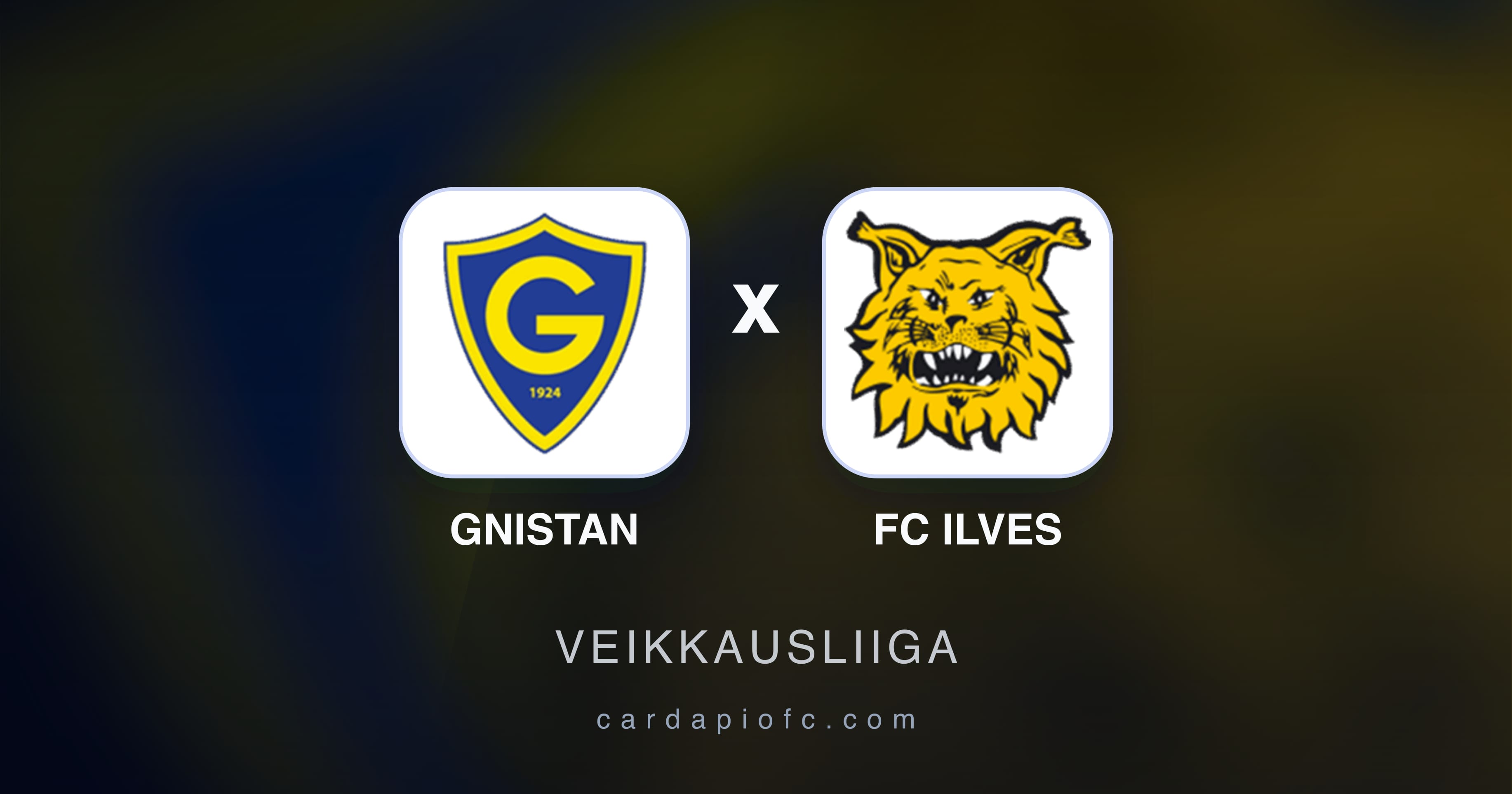 Gnistan बनाम FC Ilves (Veikkausliiga) का पूर्वावलोकन चित्र