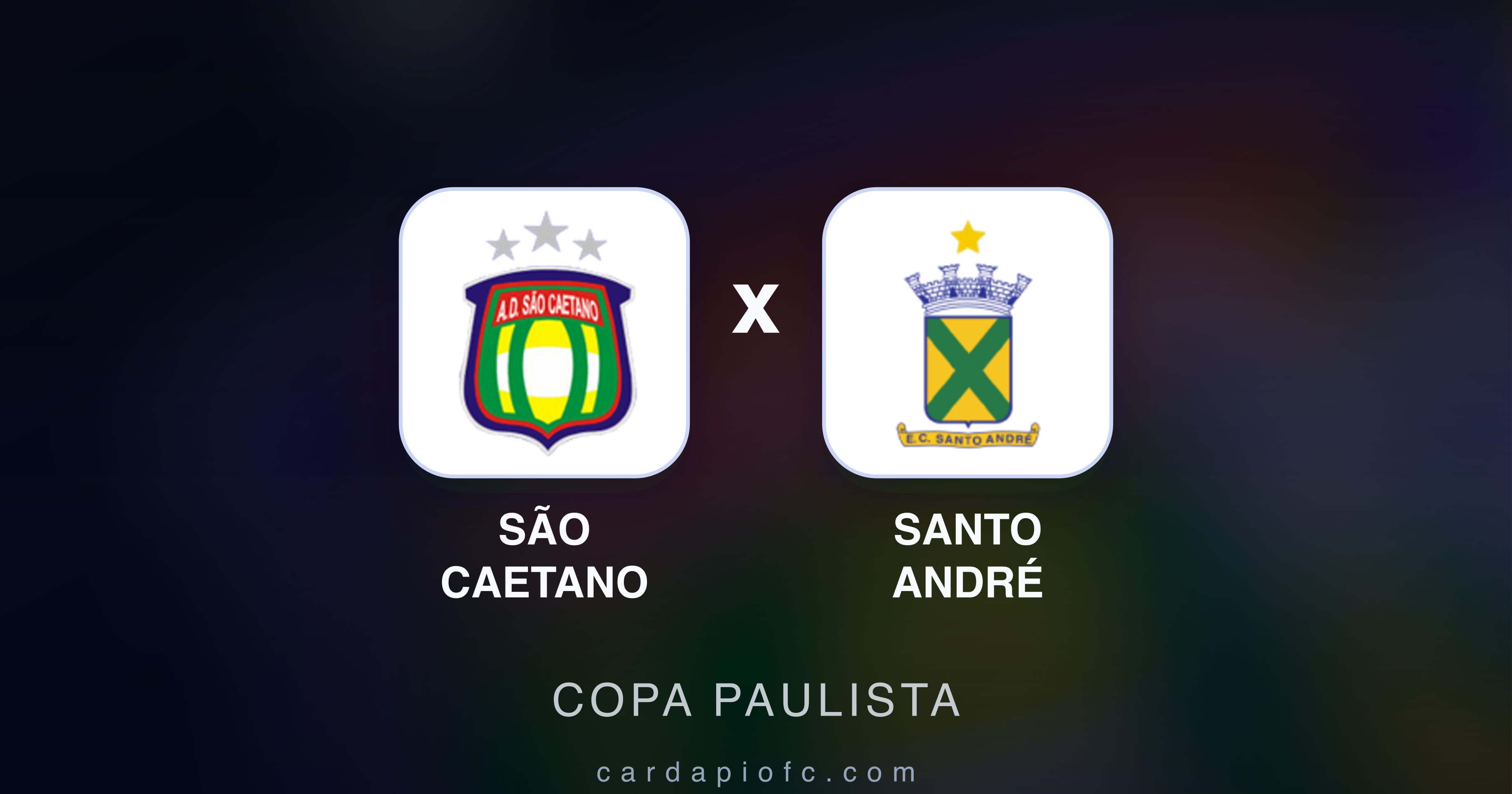São Caetano बनाम Santo André (Copa Paulista) का पूर्वावलोकन चित्र