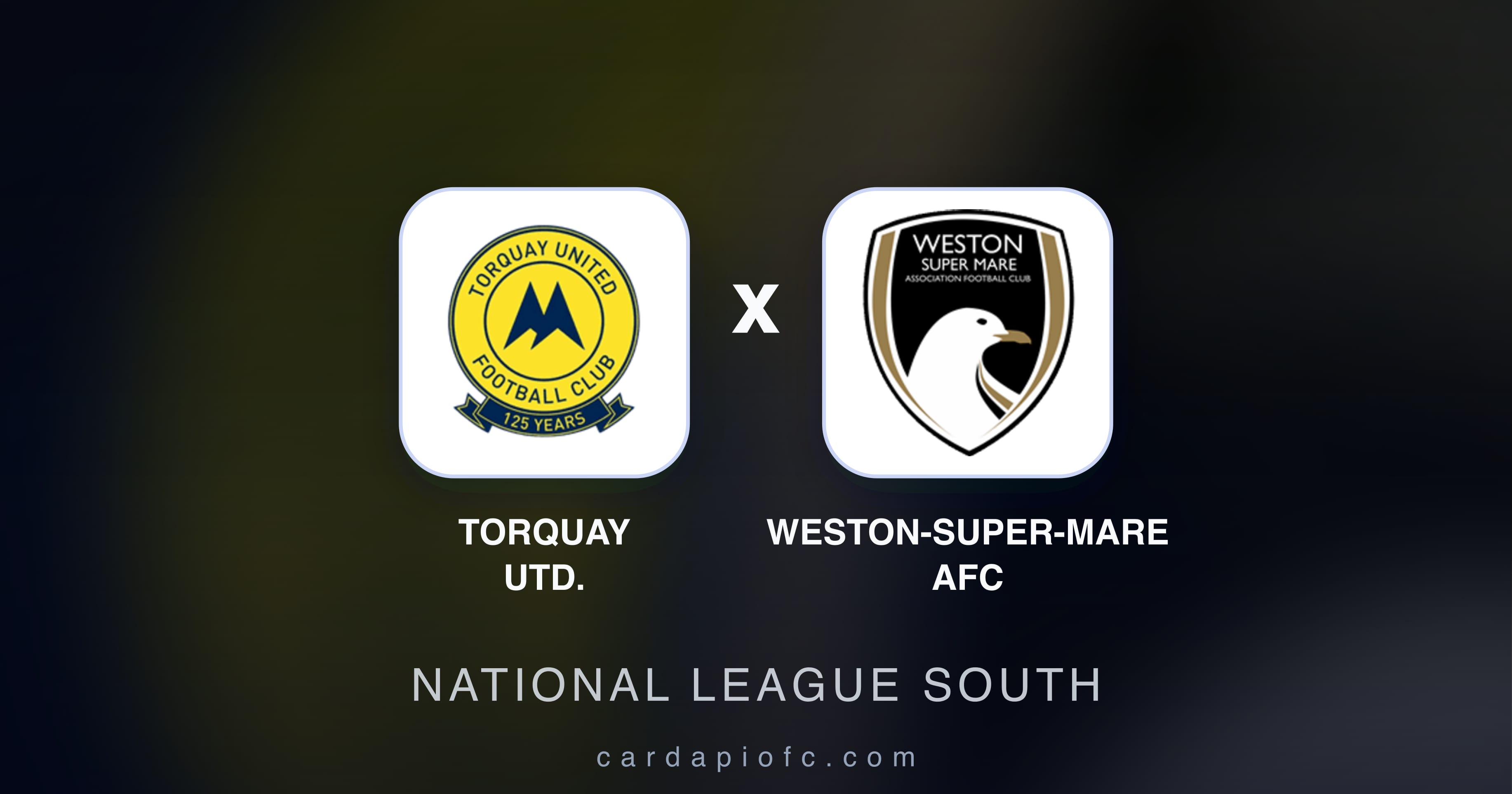Torquay Utd. बनाम Weston-super-Mare AFC (National League South) का पूर्वावलोकन चित्र