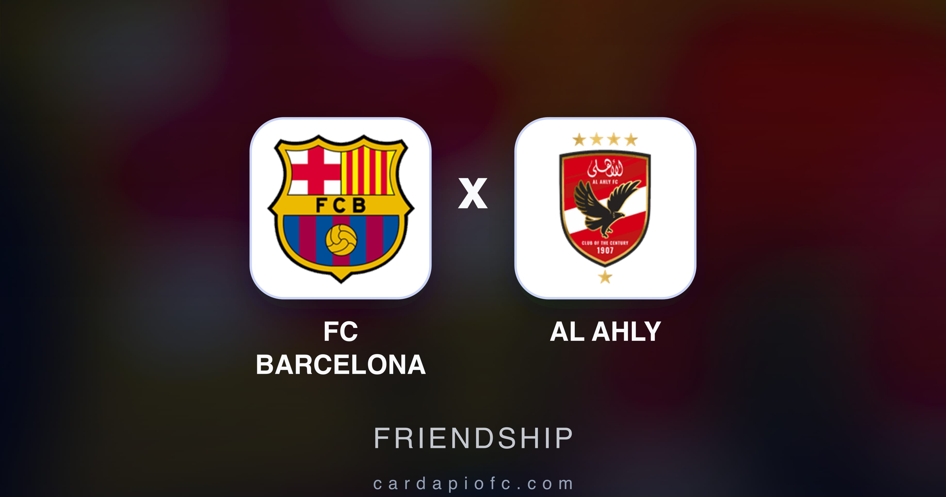 FC Barcelona बनाम Al Ahly (Friendship) का पूर्वावलोकन चित्र