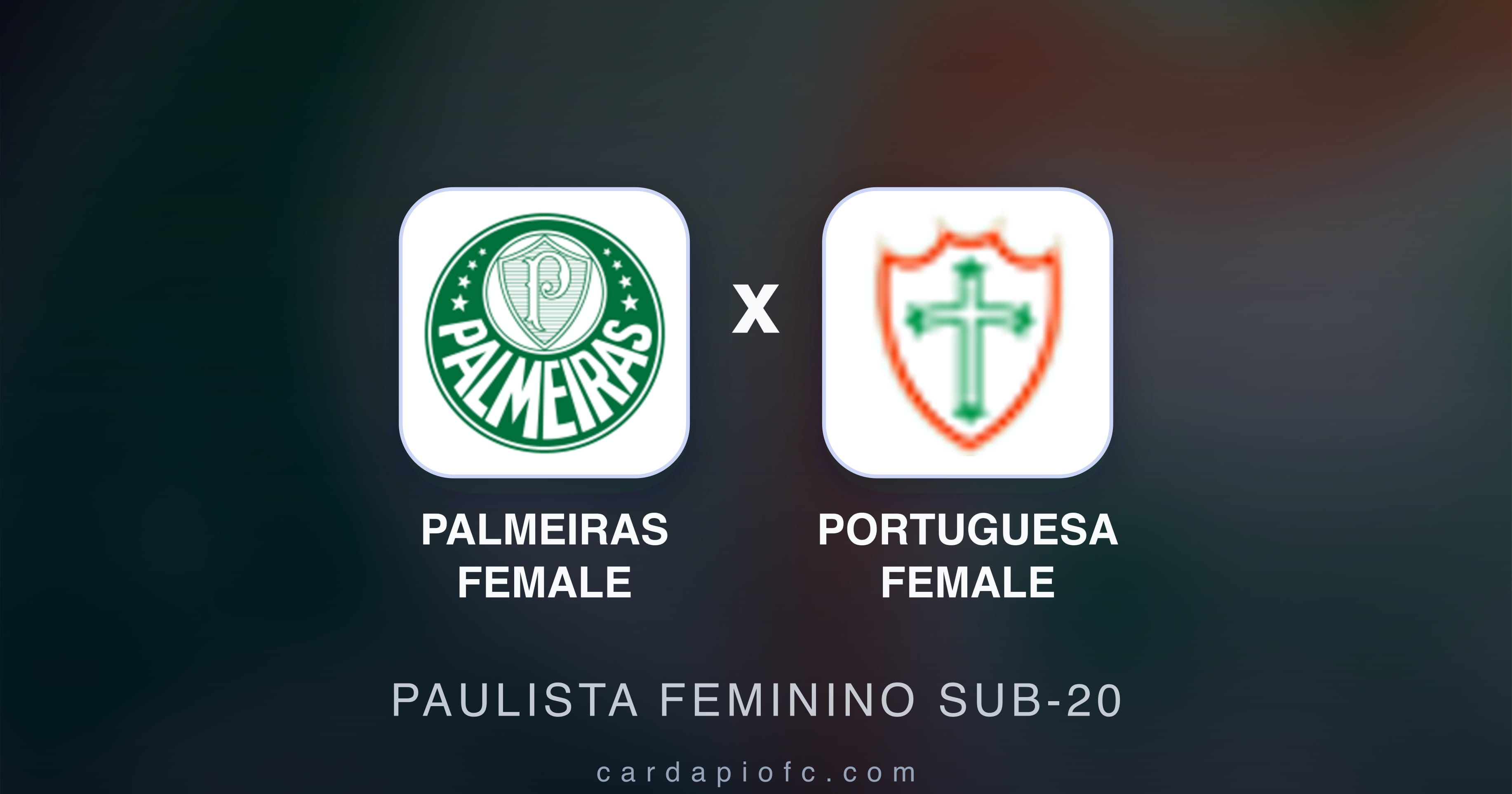 Palmeiras Female बनाम Portuguesa Female (Paulista Feminino Sub-20) का पूर्वावलोकन चित्र