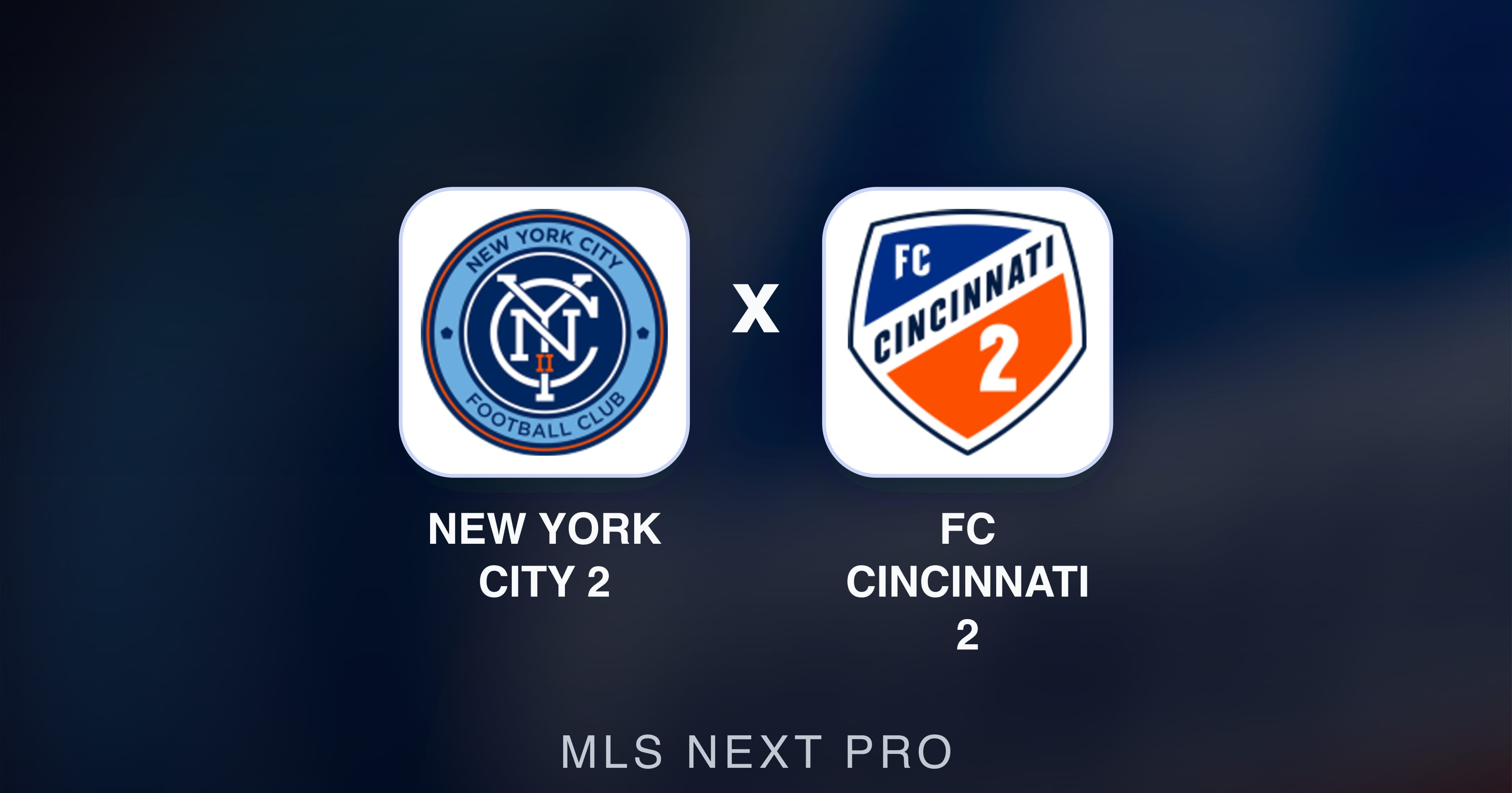New York City 2 बनाम FC Cincinnati 2 (MLS Next Pro) का पूर्वावलोकन चित्र