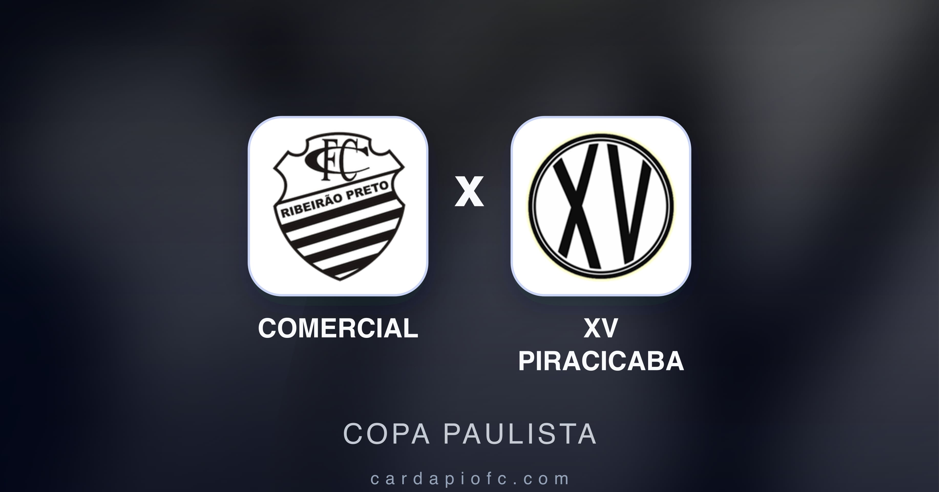 Comercial बनाम XV Piracicaba (Copa Paulista) का पूर्वावलोकन चित्र