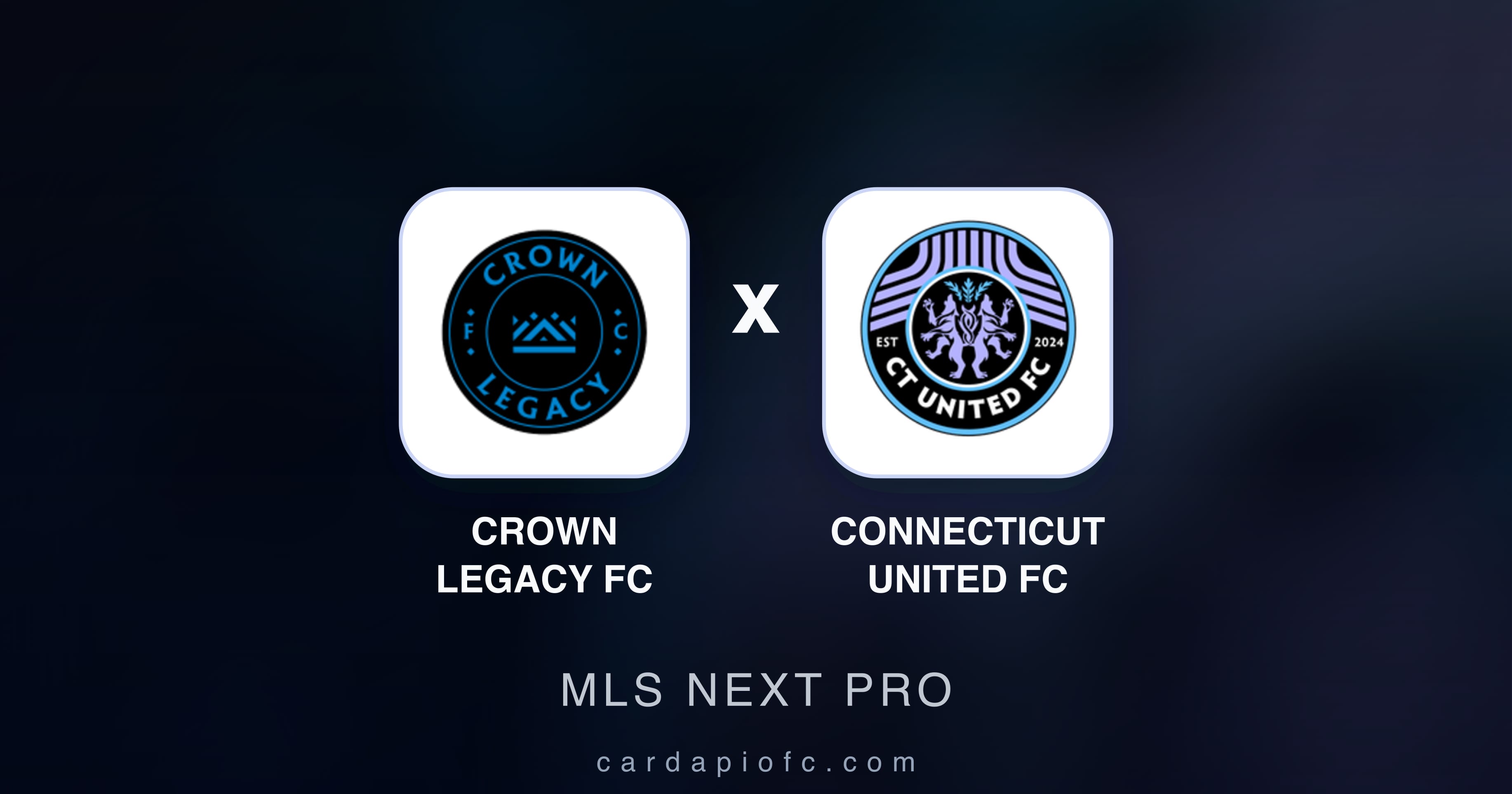 Crown Legacy FC बनाम Connecticut United FC (MLS Next Pro) का पूर्वावलोकन चित्र