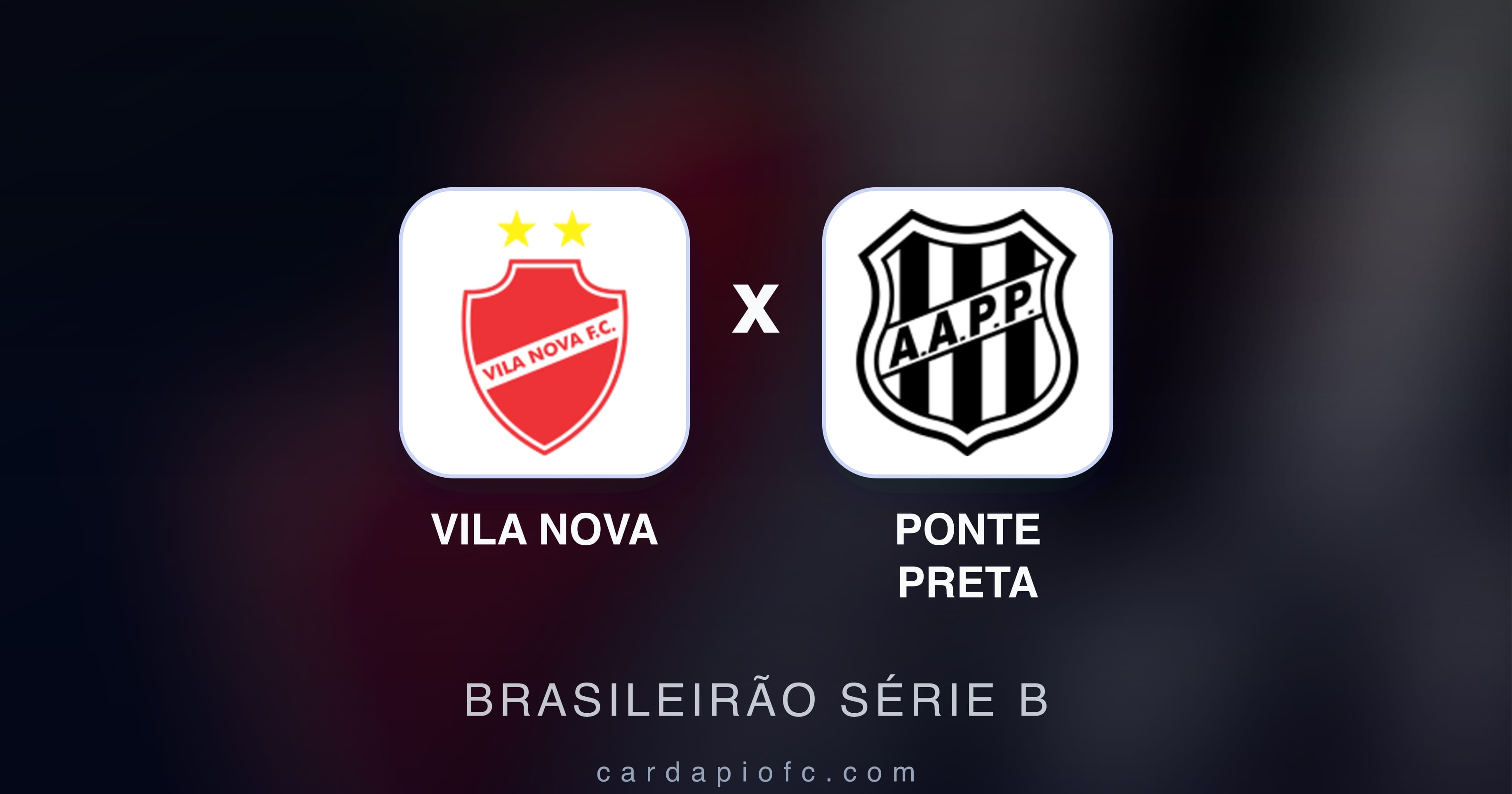 Vila Nova बनाम Ponte Preta (Brasileirão Série B) का पूर्वावलोकन चित्र