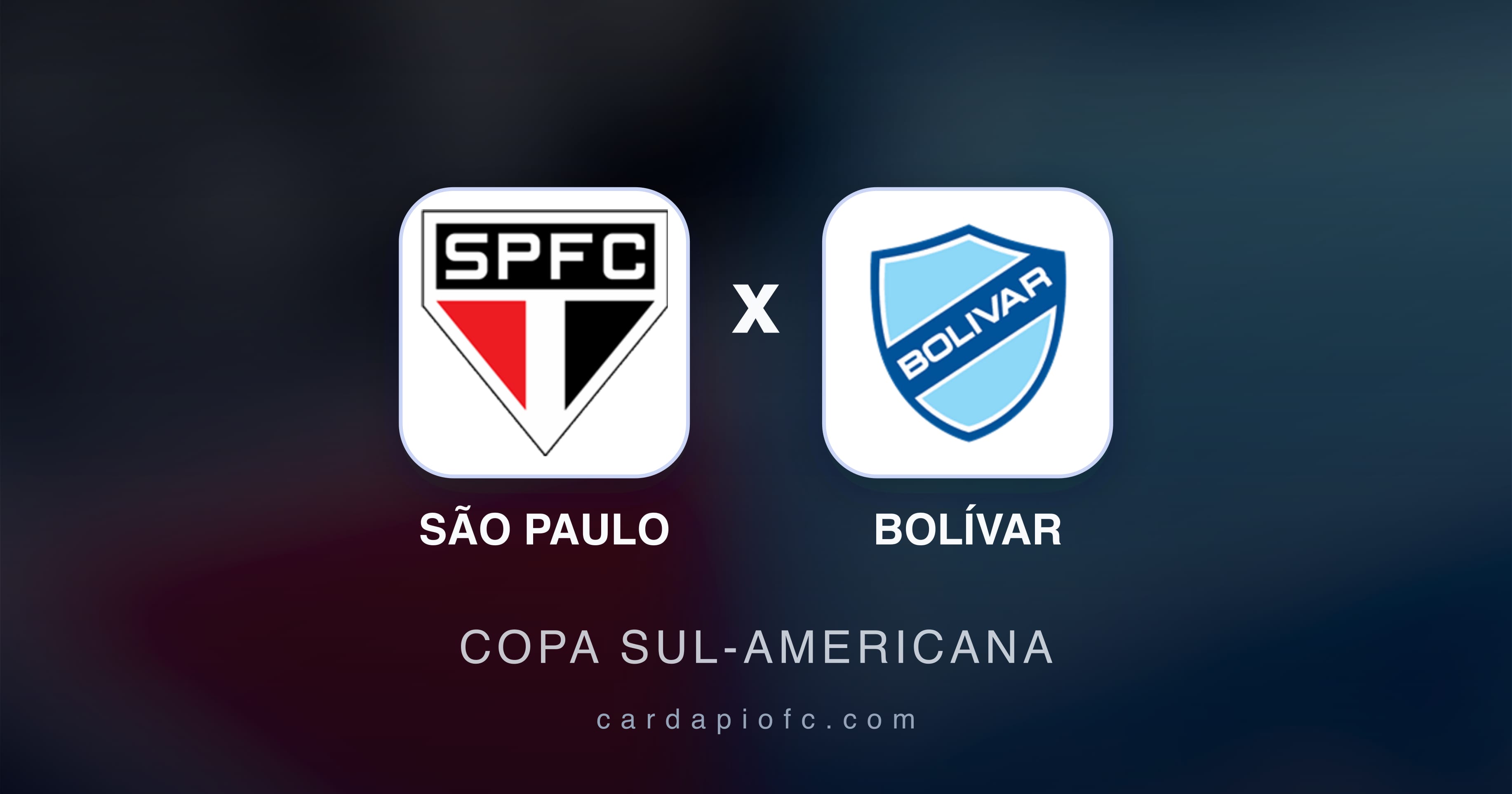 São Paulo बनाम Bolívar (Copa Sul-Americana) का पूर्वावलोकन चित्र
