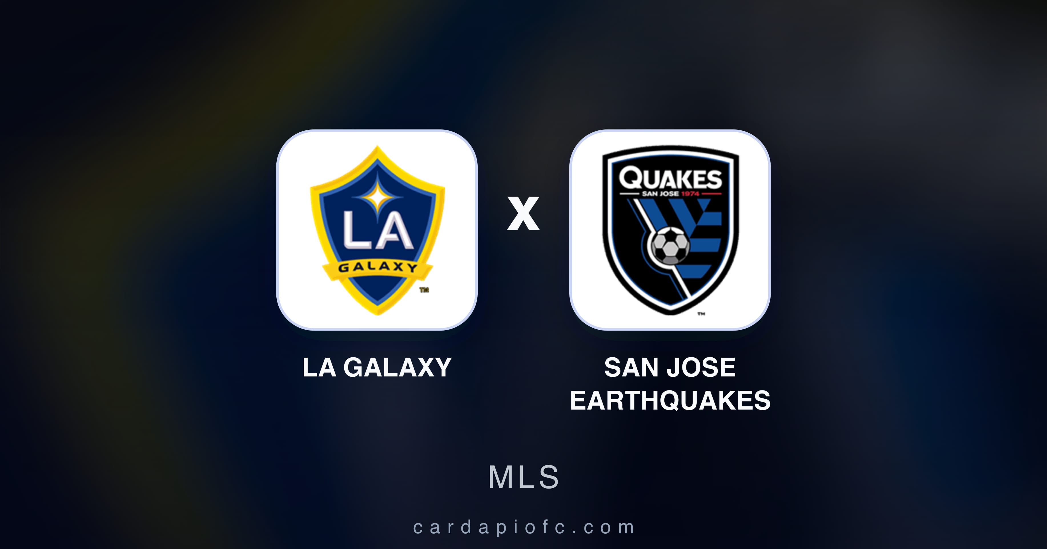 LA Galaxy बनाम San Jose Earthquakes (MLS) का पूर्वावलोकन चित्र