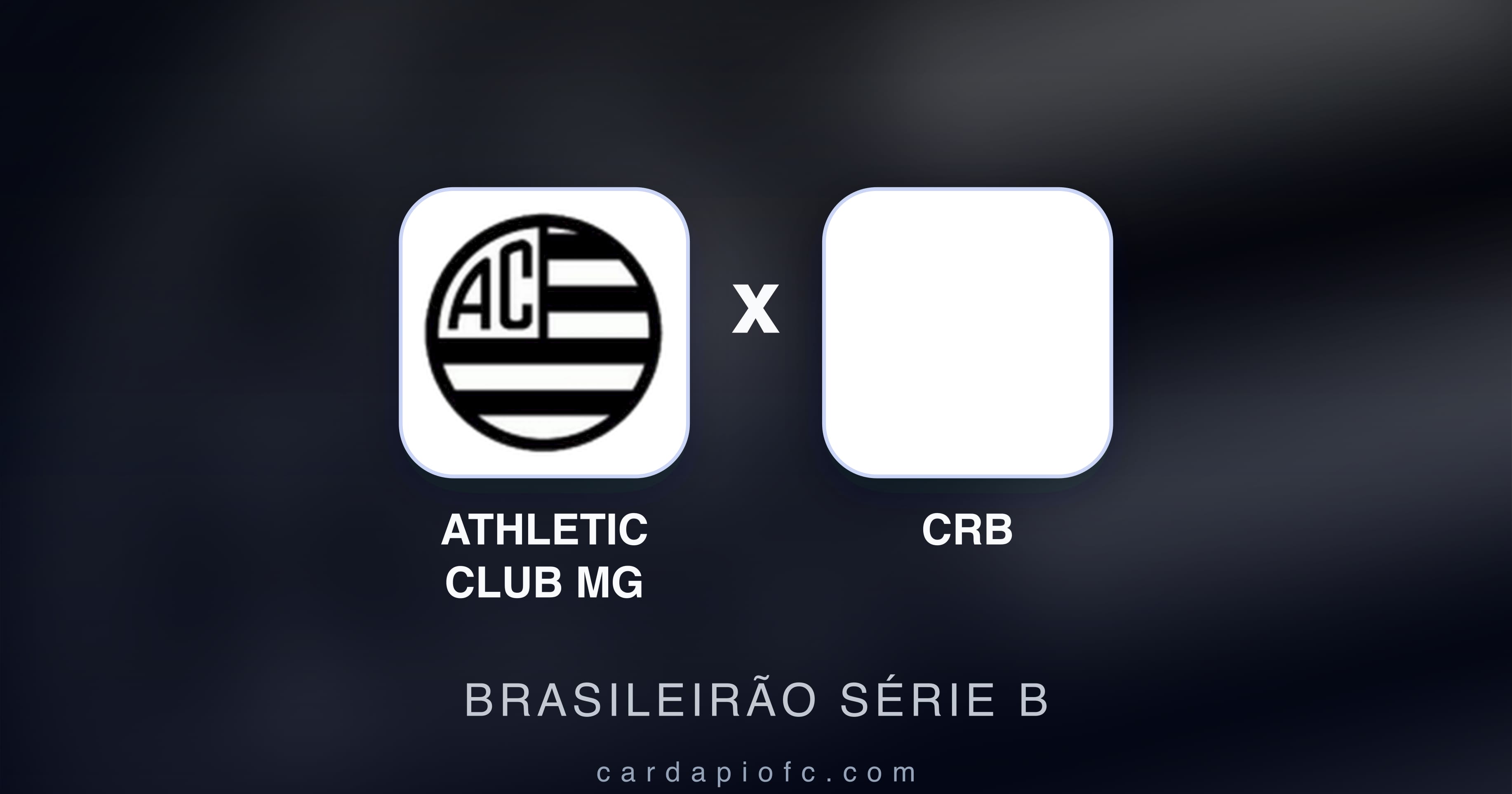 Athletic Club MG बनाम CRB (Brasileirão Série B) का पूर्वावलोकन चित्र