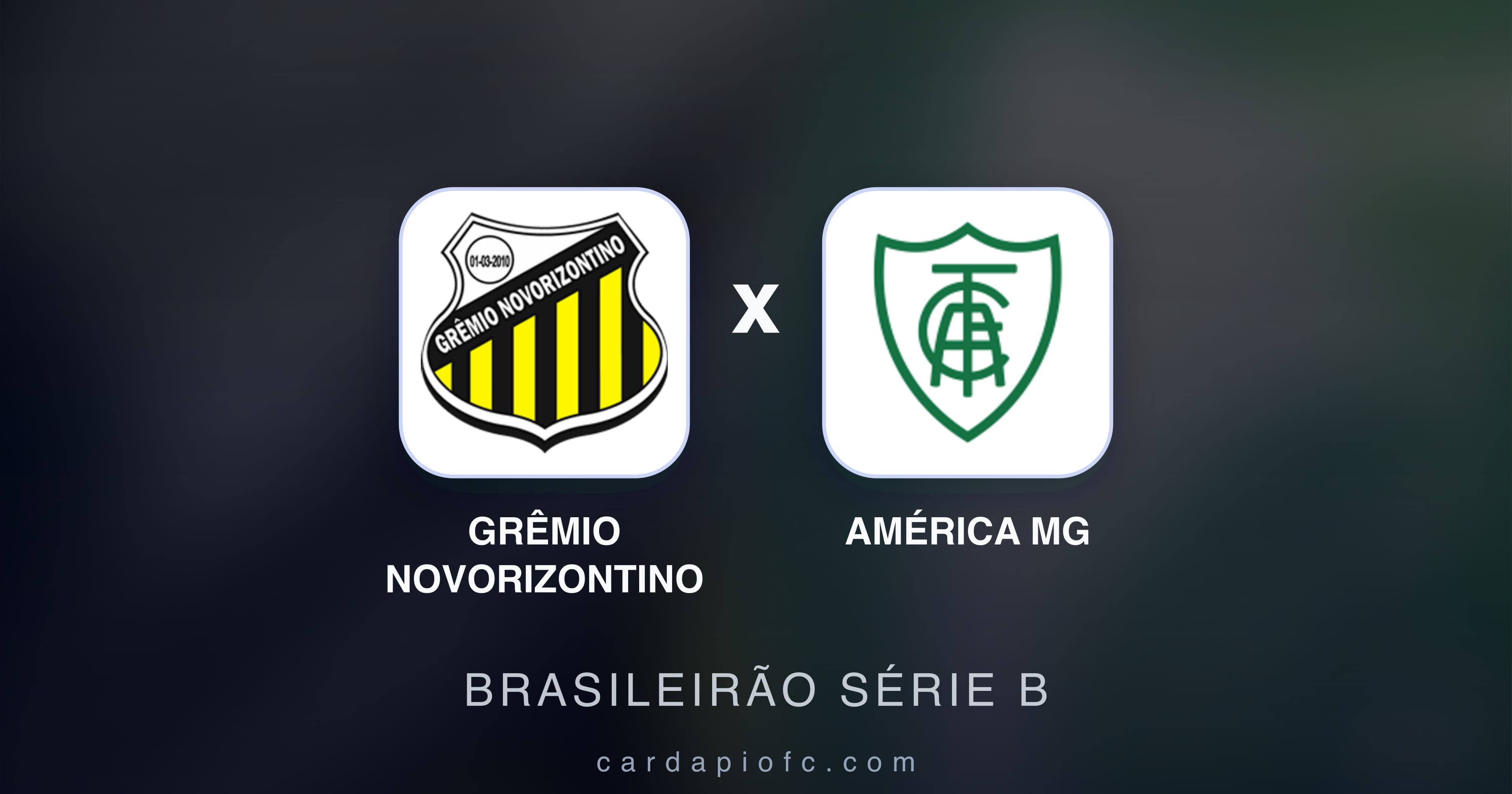 Grêmio Novorizontino बनाम América MG (Brasileirão Série B) का पूर्वावलोकन चित्र
