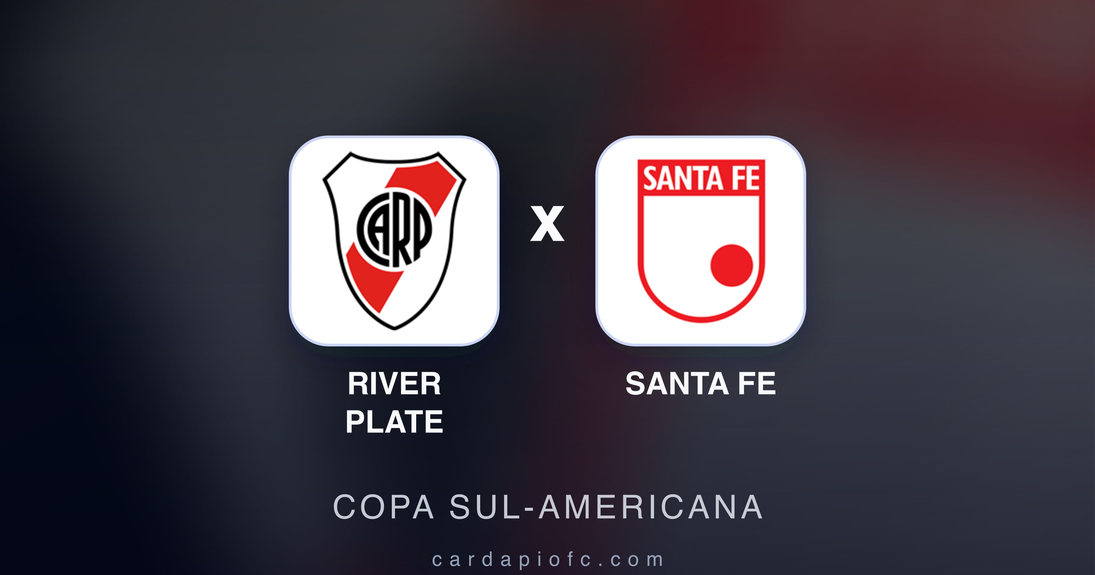 River Plate बनाम Santa Fe (Copa Sul-Americana) का पूर्वावलोकन चित्र