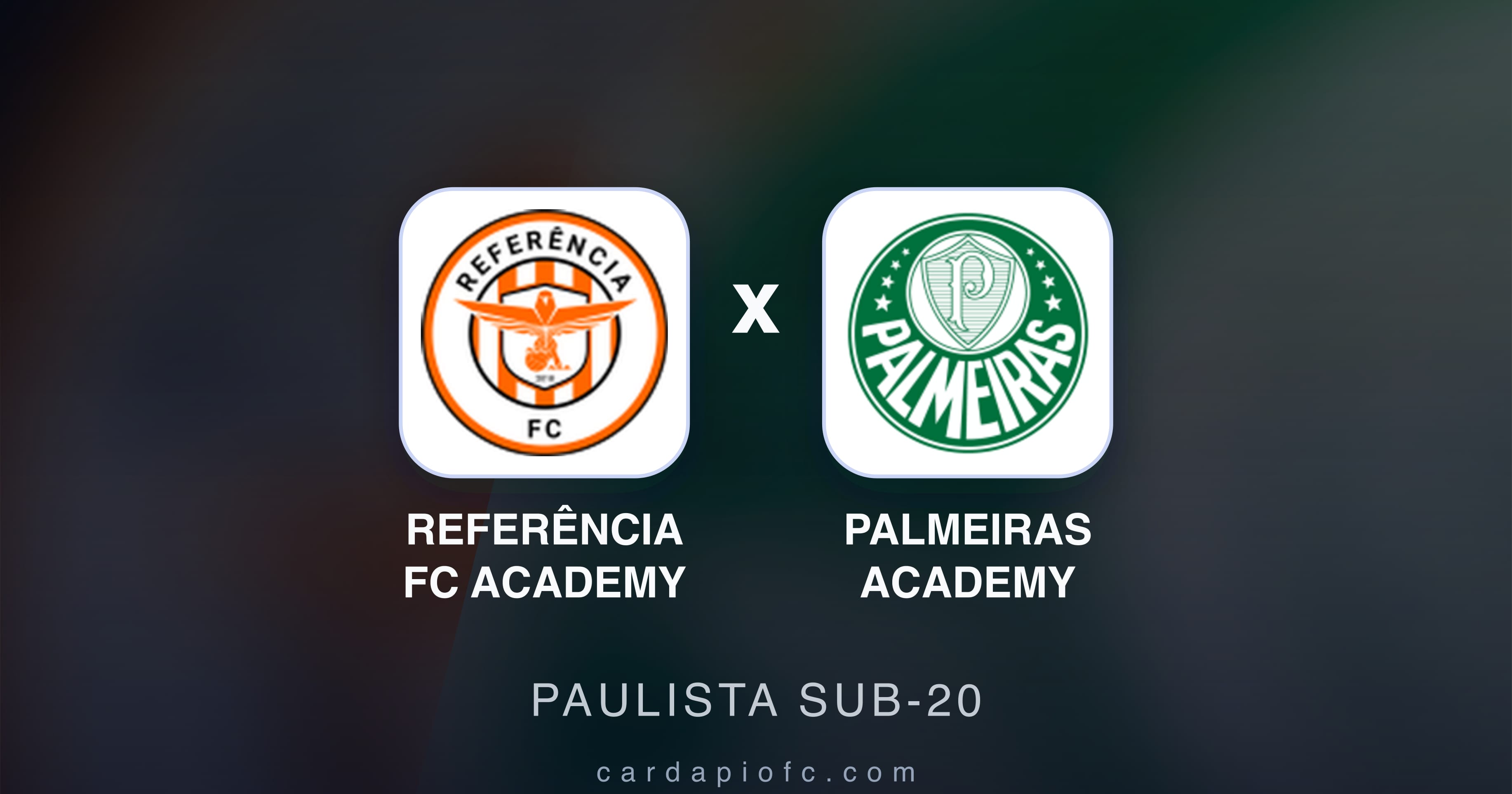 Referência FC Academy बनाम Palmeiras Academy (Paulista Sub-20) का पूर्वावलोकन चित्र
