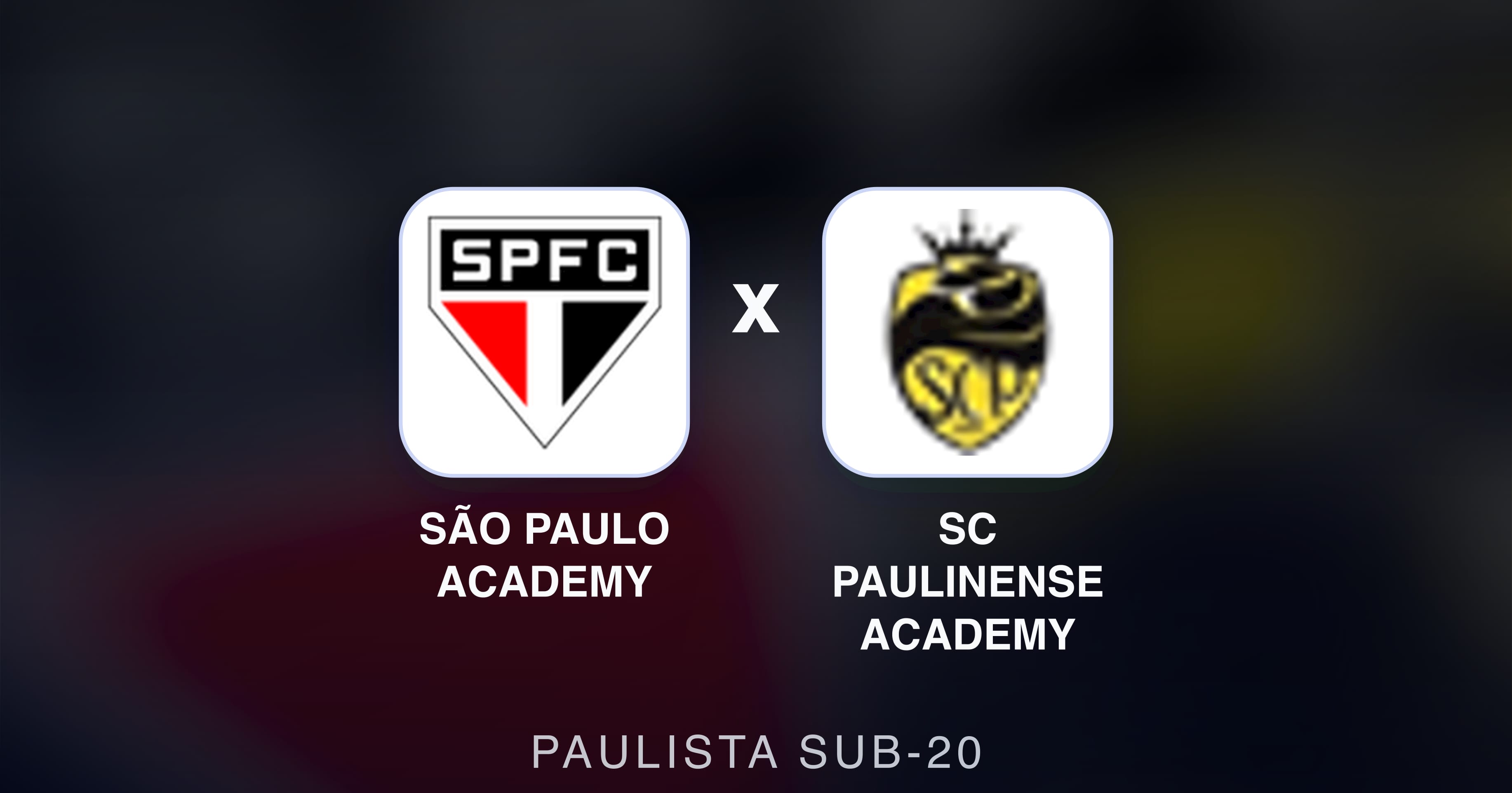 São Paulo Academy बनाम SC Paulinense Academy (Paulista Sub-20) का पूर्वावलोकन चित्र