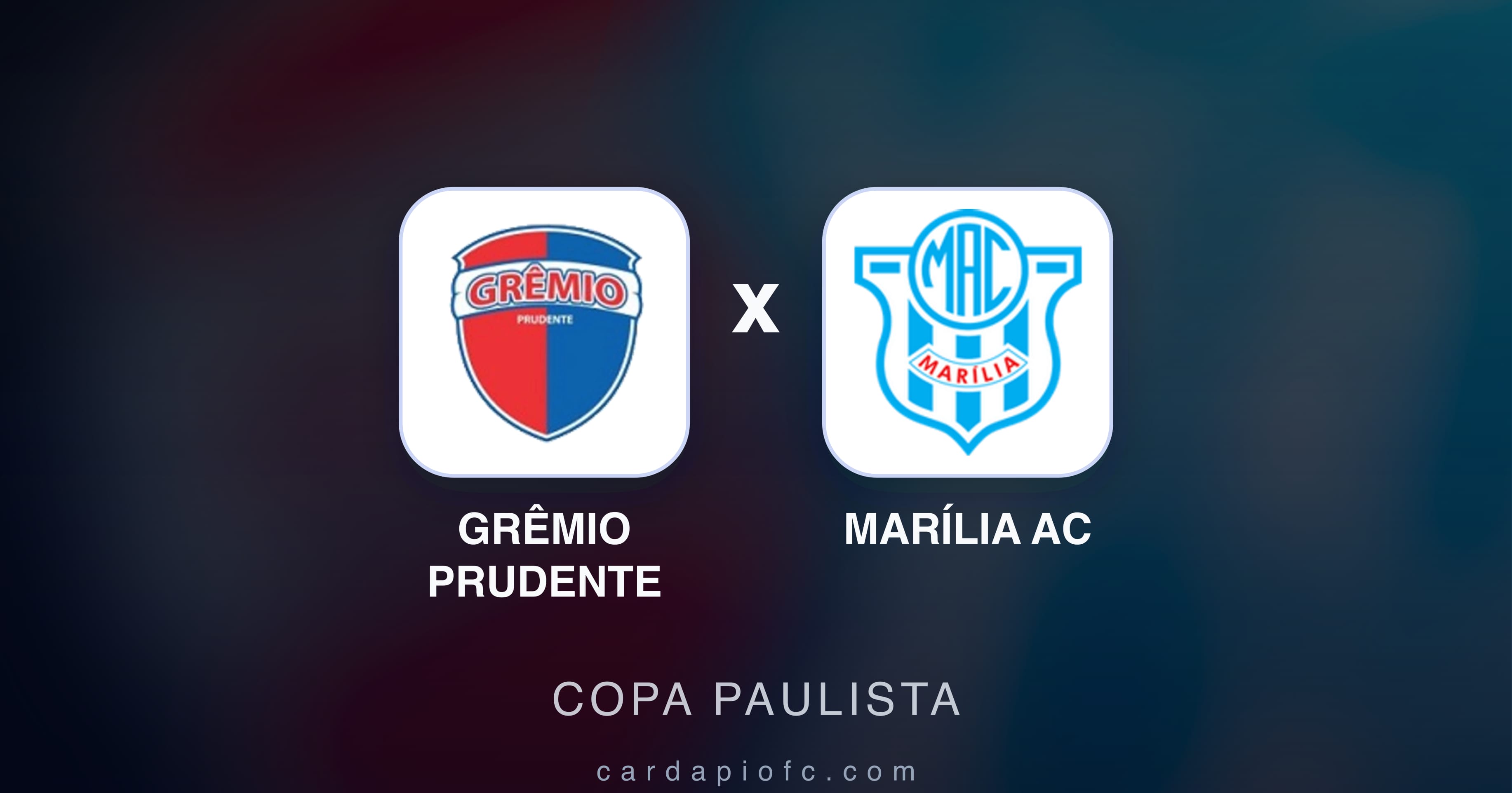 Grêmio Prudente बनाम Marília AC (Copa Paulista) का पूर्वावलोकन चित्र