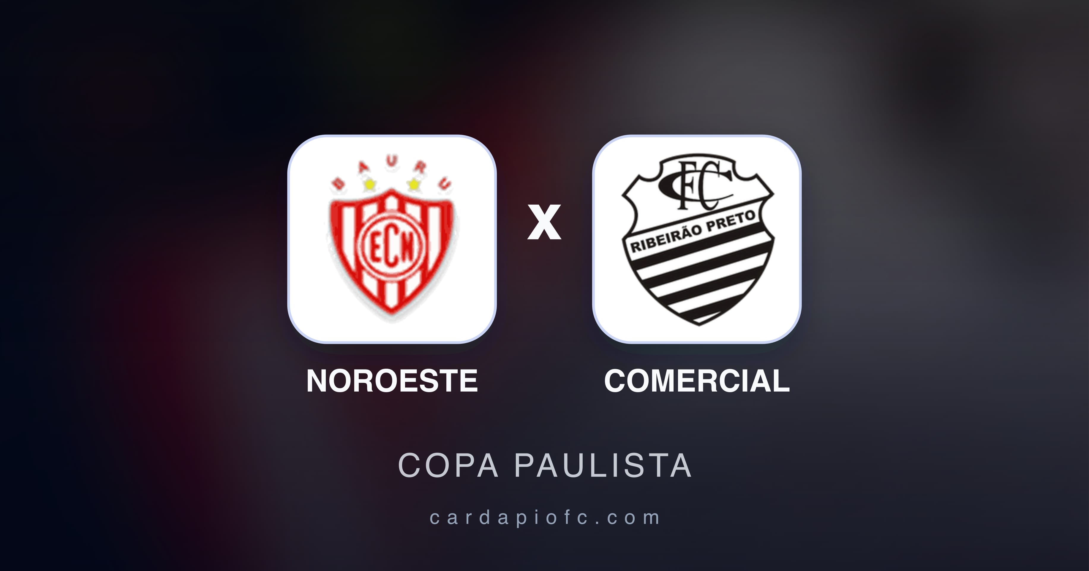 Noroeste बनाम Comercial (Copa Paulista) का पूर्वावलोकन चित्र