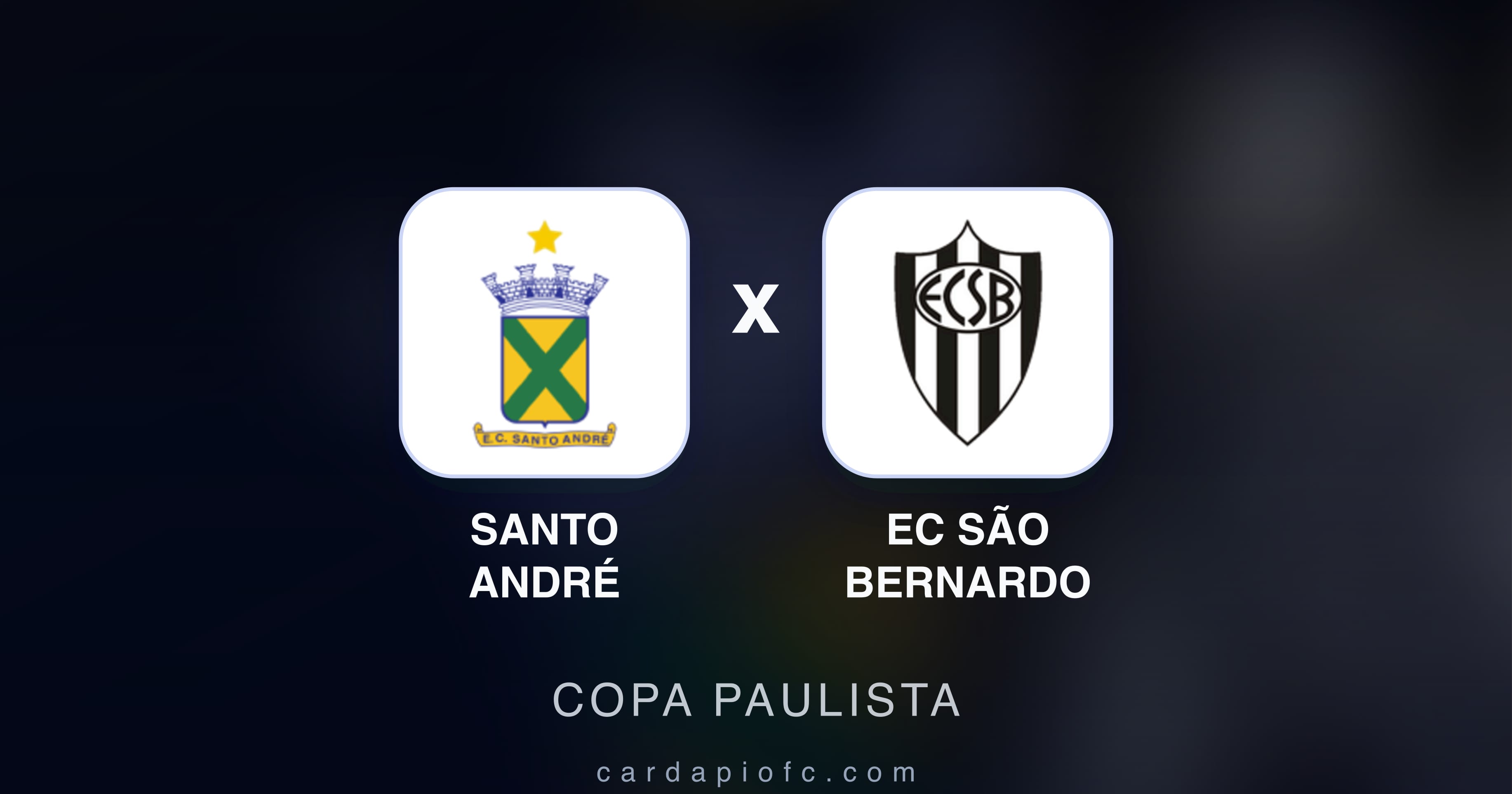 Santo André बनाम EC São Bernardo (Copa Paulista) का पूर्वावलोकन चित्र