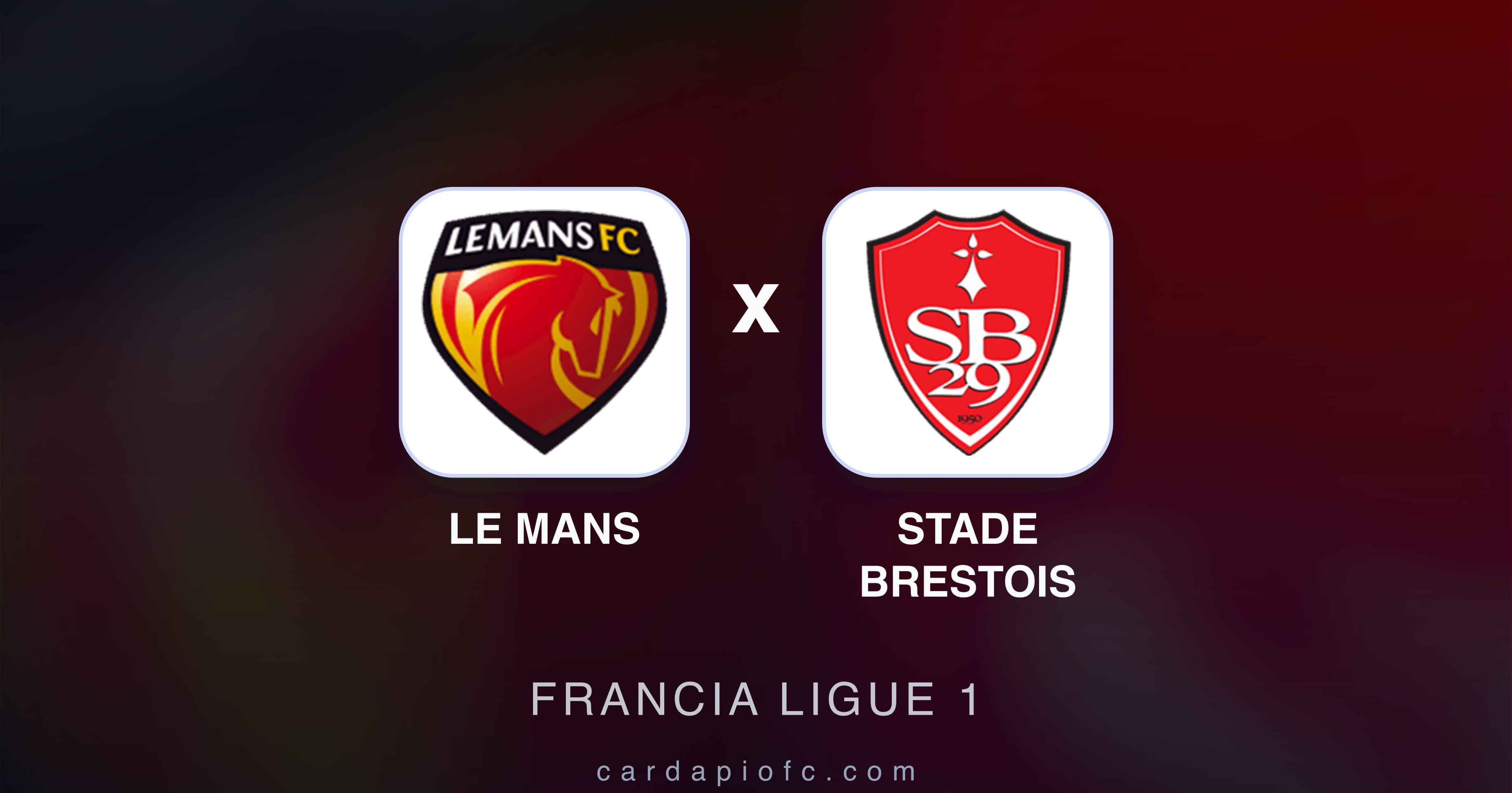 Le Mans बनाम Stade Brestois (Francia Ligue 1) का पूर्वावलोकन चित्र