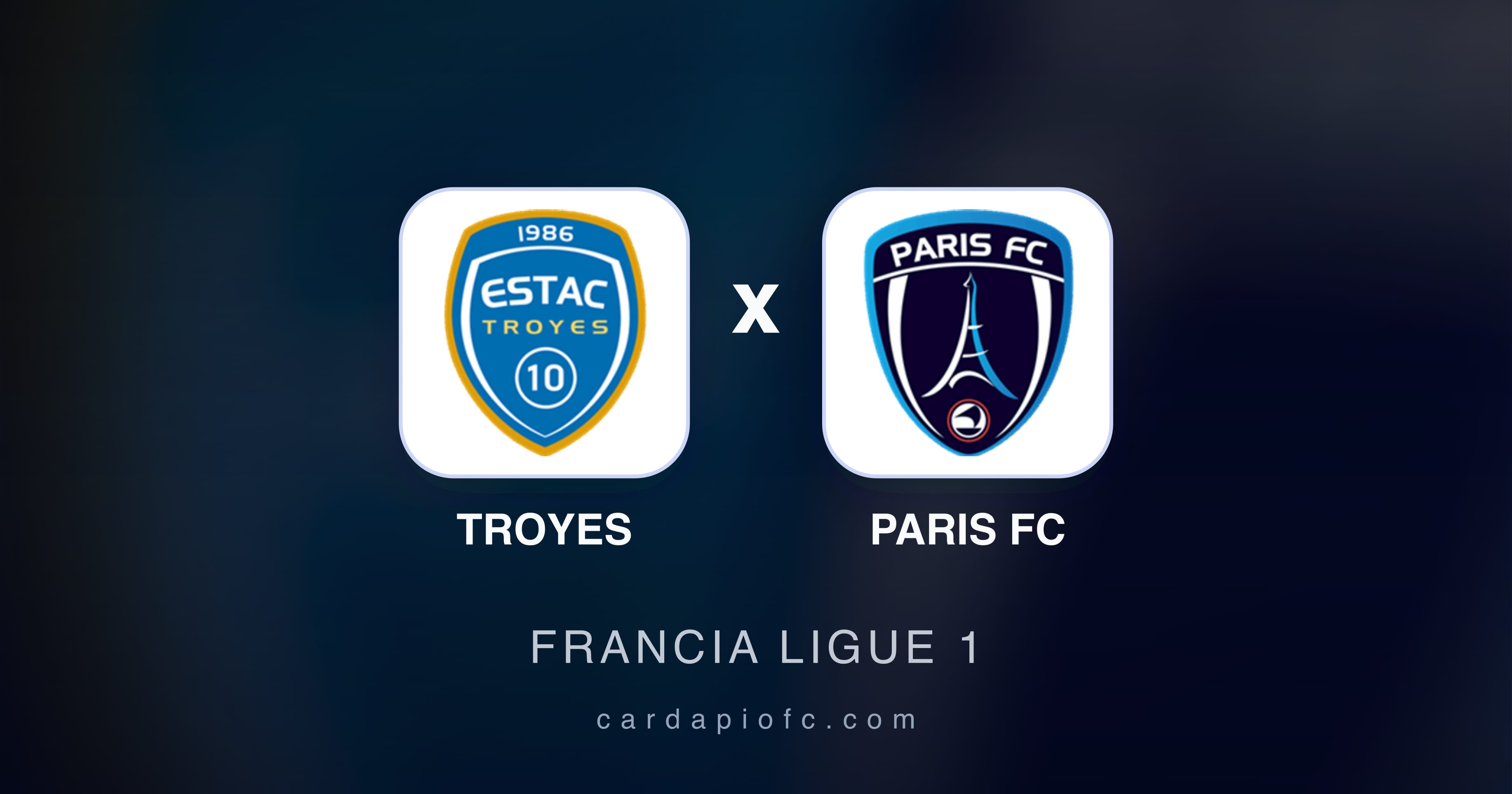 Troyes बनाम Paris FC (Francia Ligue 1) का पूर्वावलोकन चित्र