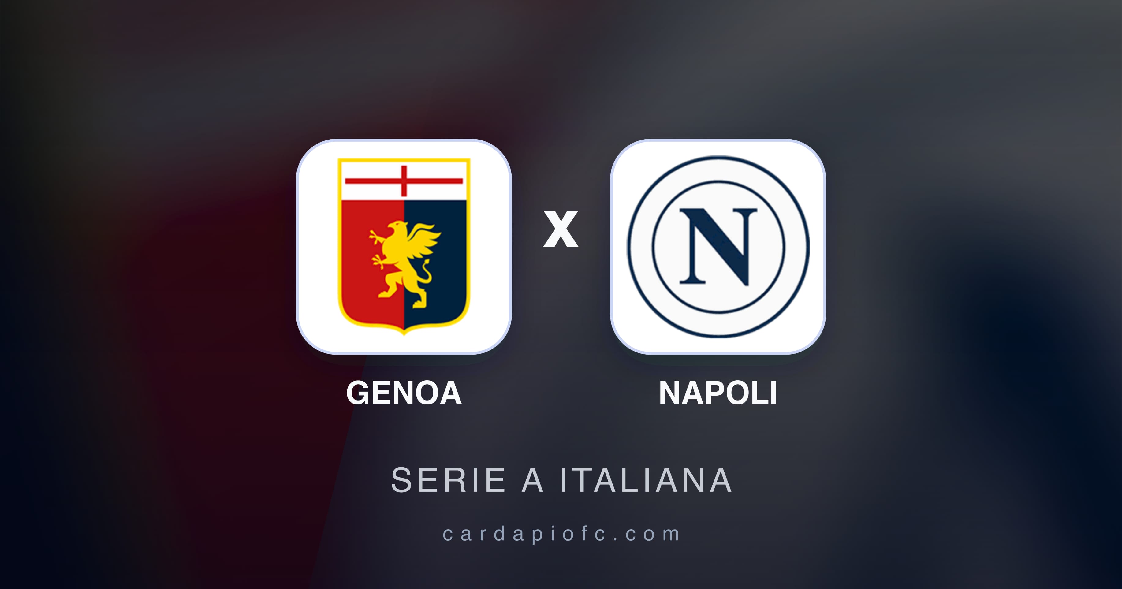 Genoa बनाम Napoli (Serie A Italiana) का पूर्वावलोकन चित्र