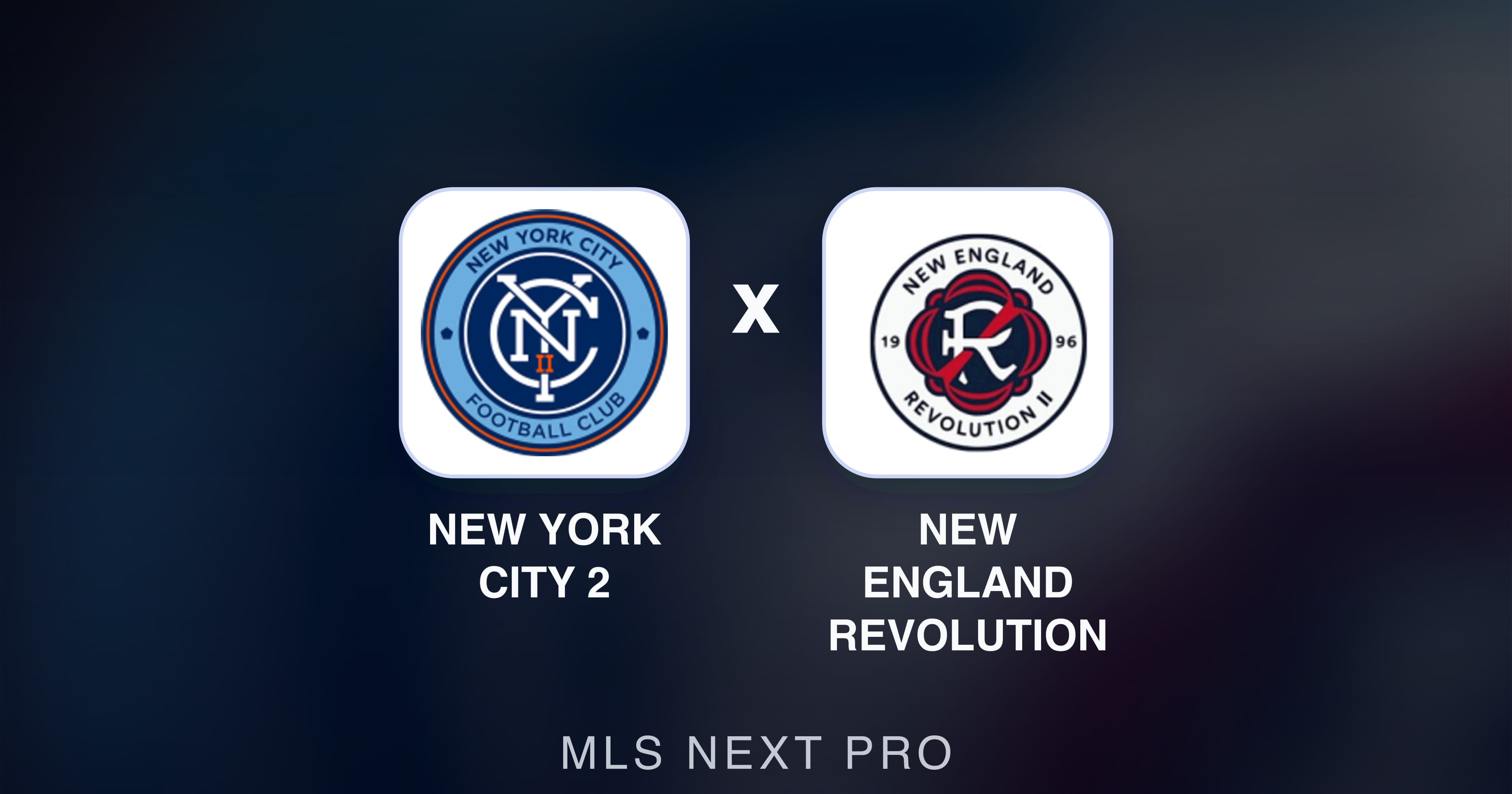 New York City 2 बनाम New England Revolution II (MLS Next Pro) का पूर्वावलोकन चित्र