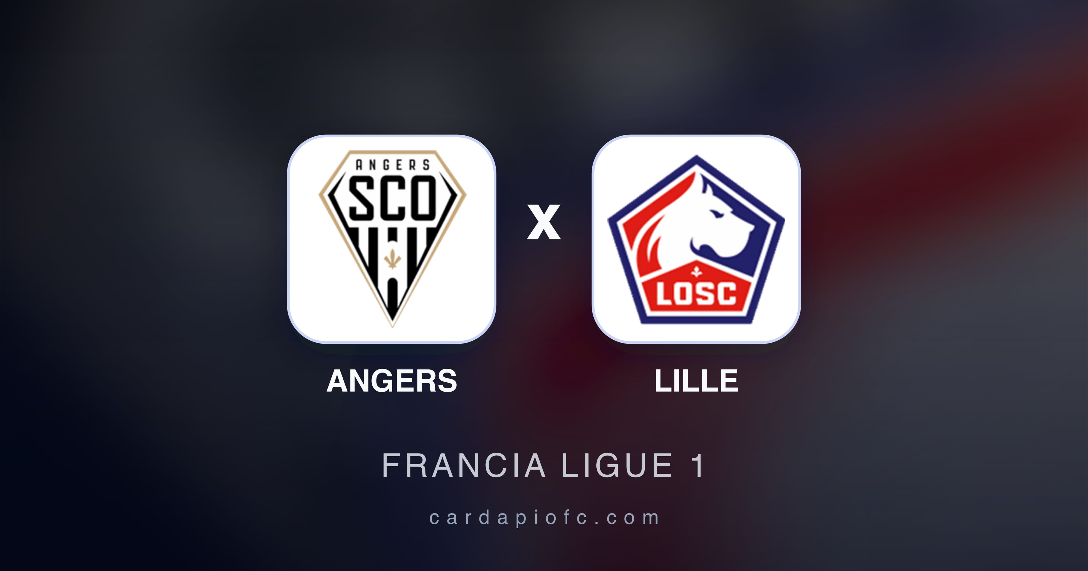 Angers बनाम Lille (Francia Ligue 1) का पूर्वावलोकन चित्र