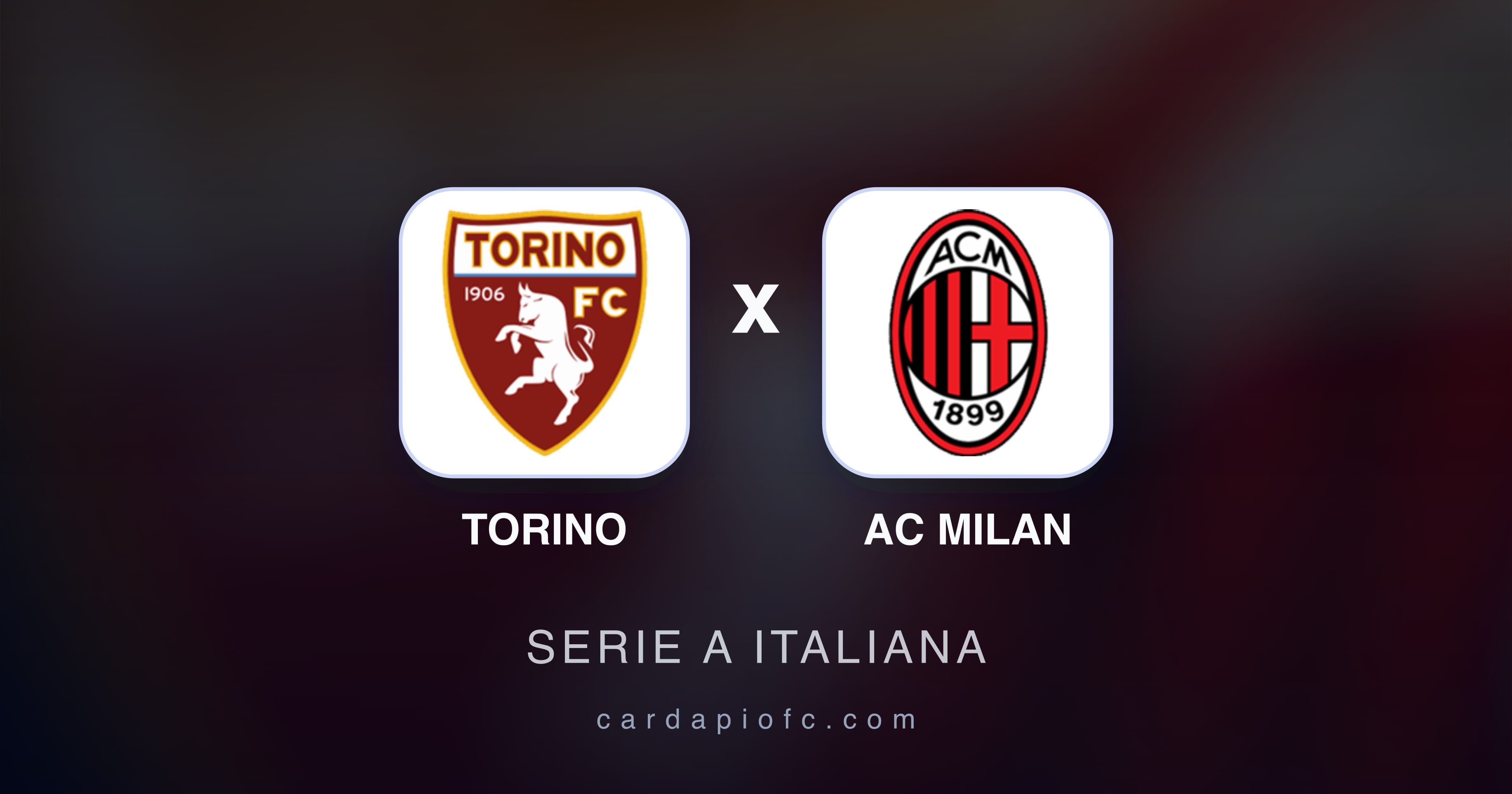 Torino बनाम AC Milan (Serie A Italiana) का पूर्वावलोकन चित्र