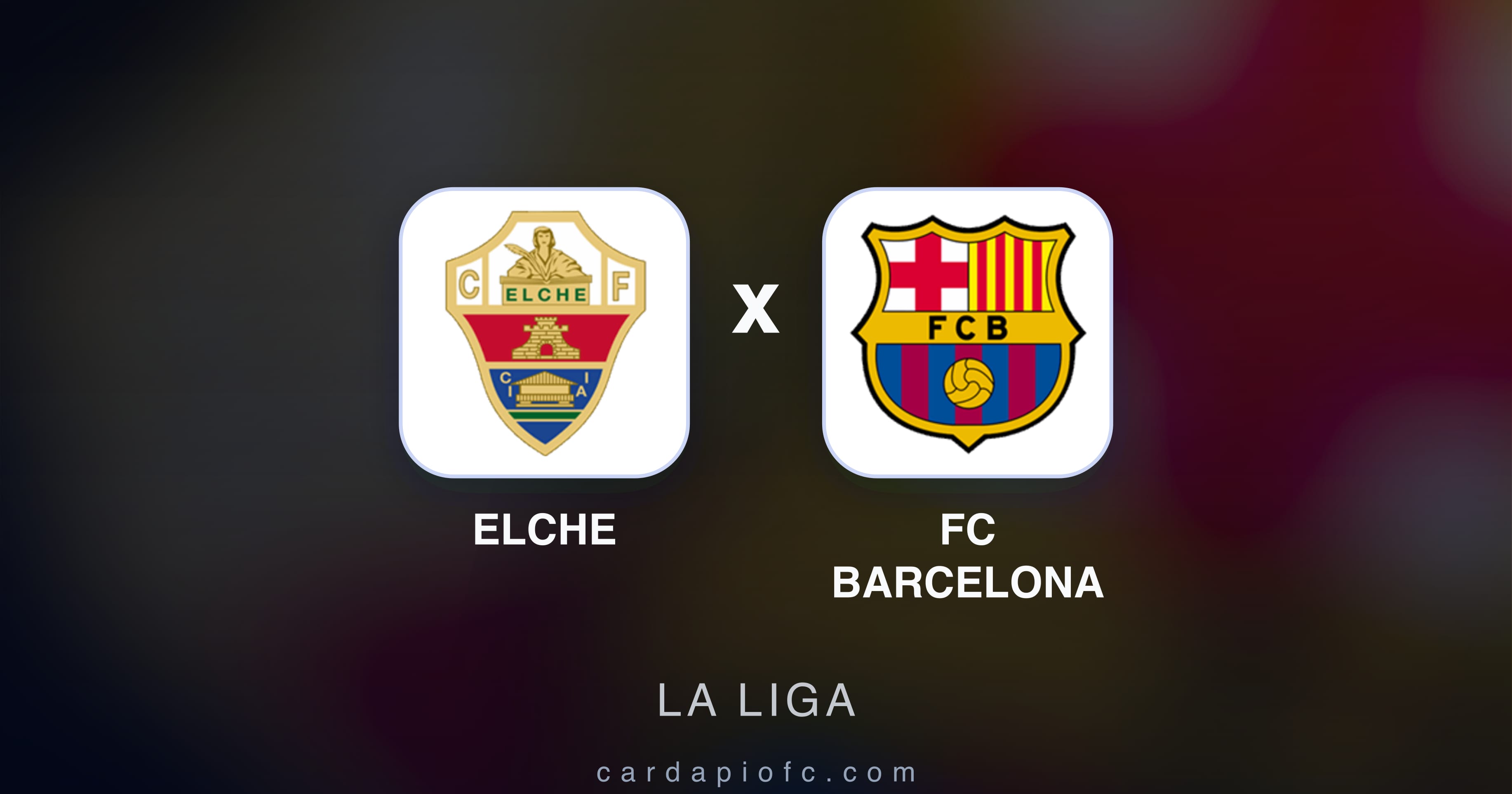 Elche बनाम FC Barcelona (La Liga) का पूर्वावलोकन चित्र