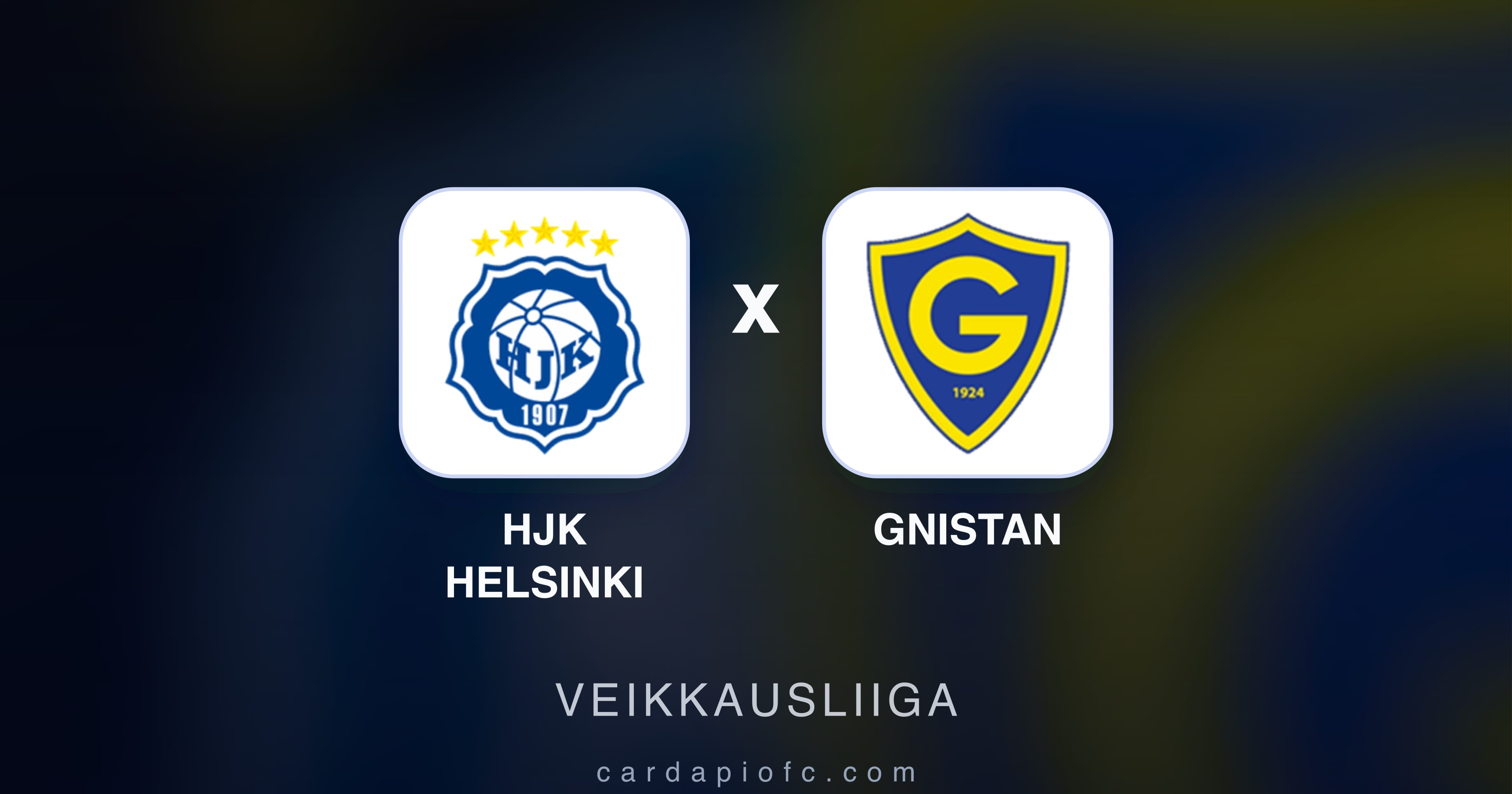 HJK Helsinki बनाम Gnistan (Veikkausliiga) का पूर्वावलोकन चित्र