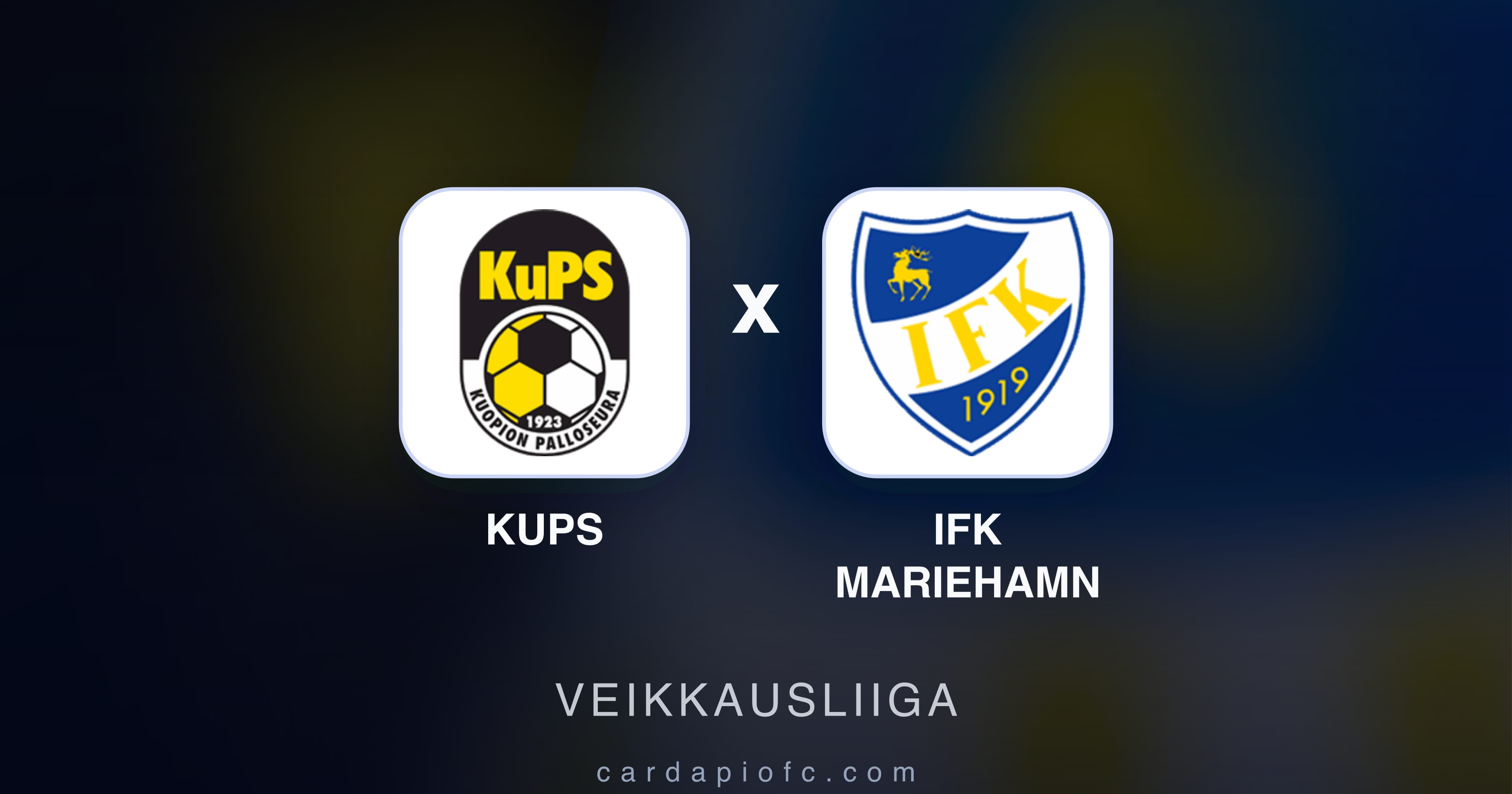 KuPS बनाम IFK Mariehamn (Veikkausliiga) का पूर्वावलोकन चित्र