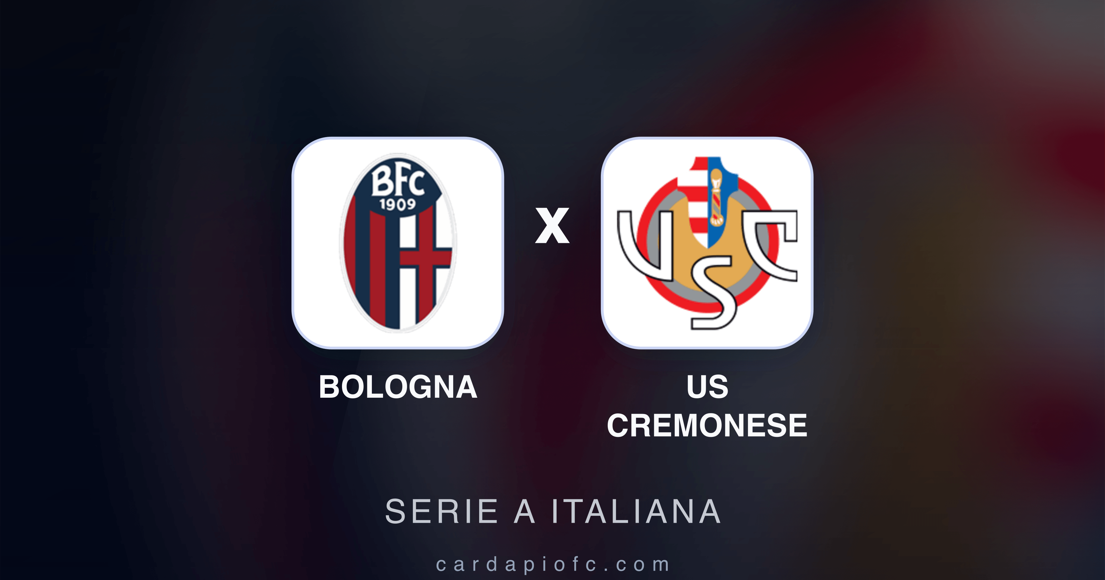 Bologna x US Cremonese - Serie A Italiana broadcast preview