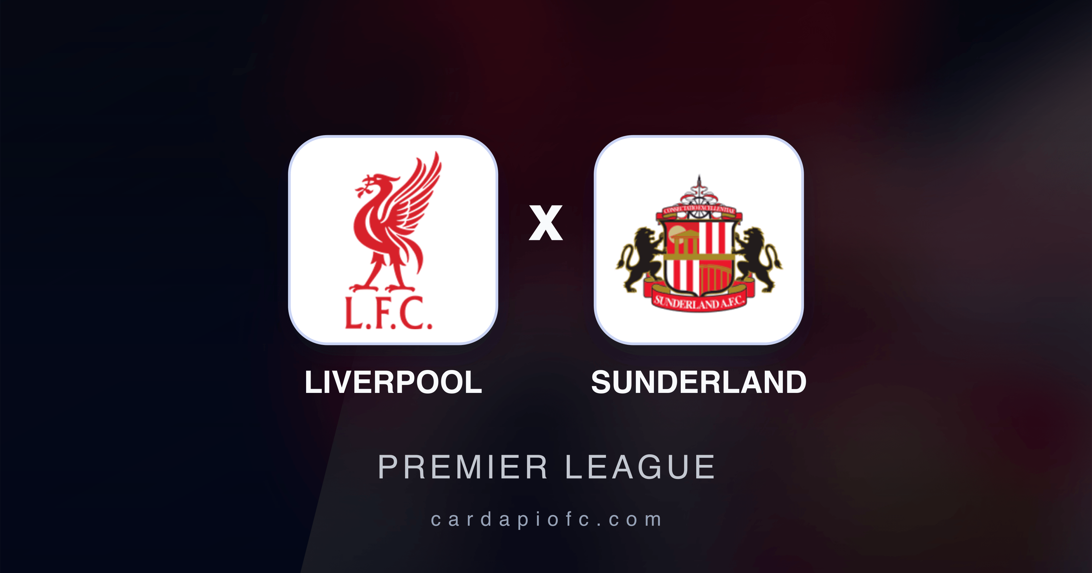 Liverpool x Sunderland - Premier League broadcast preview