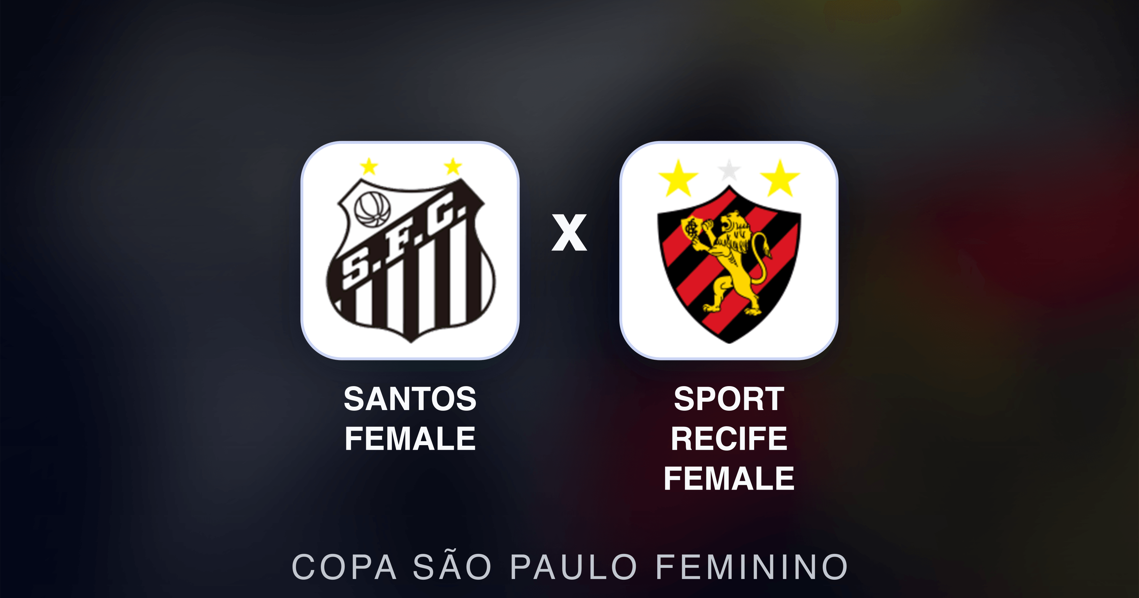 Preview image for Santos Female vs Sport Recife Female (Copa São Paulo Feminino)