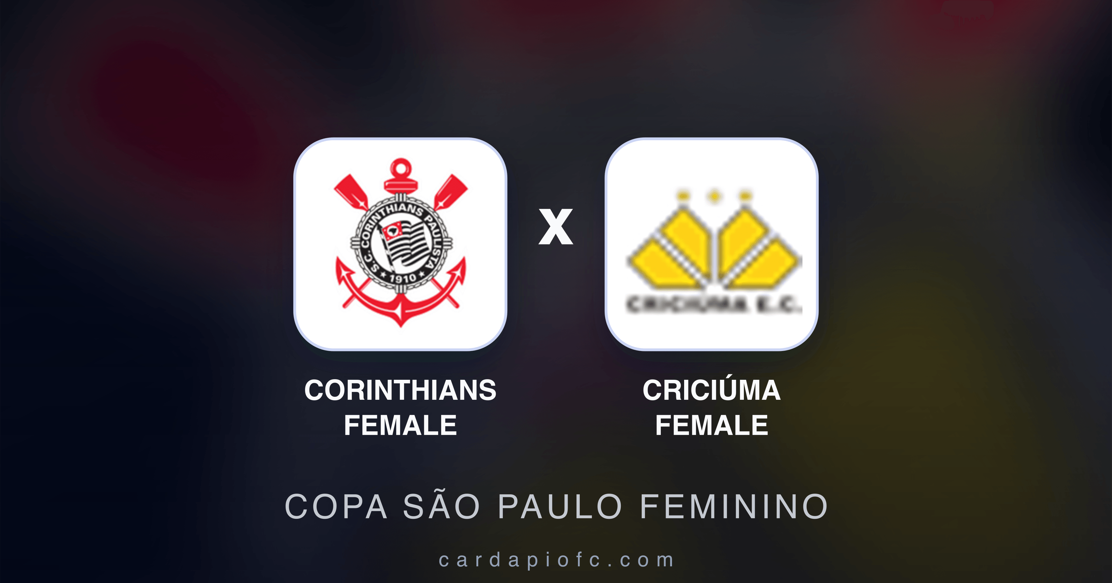 Image d’aperçu pour Corinthians Female vs Criciúma Female (Copa São Paulo Feminino)