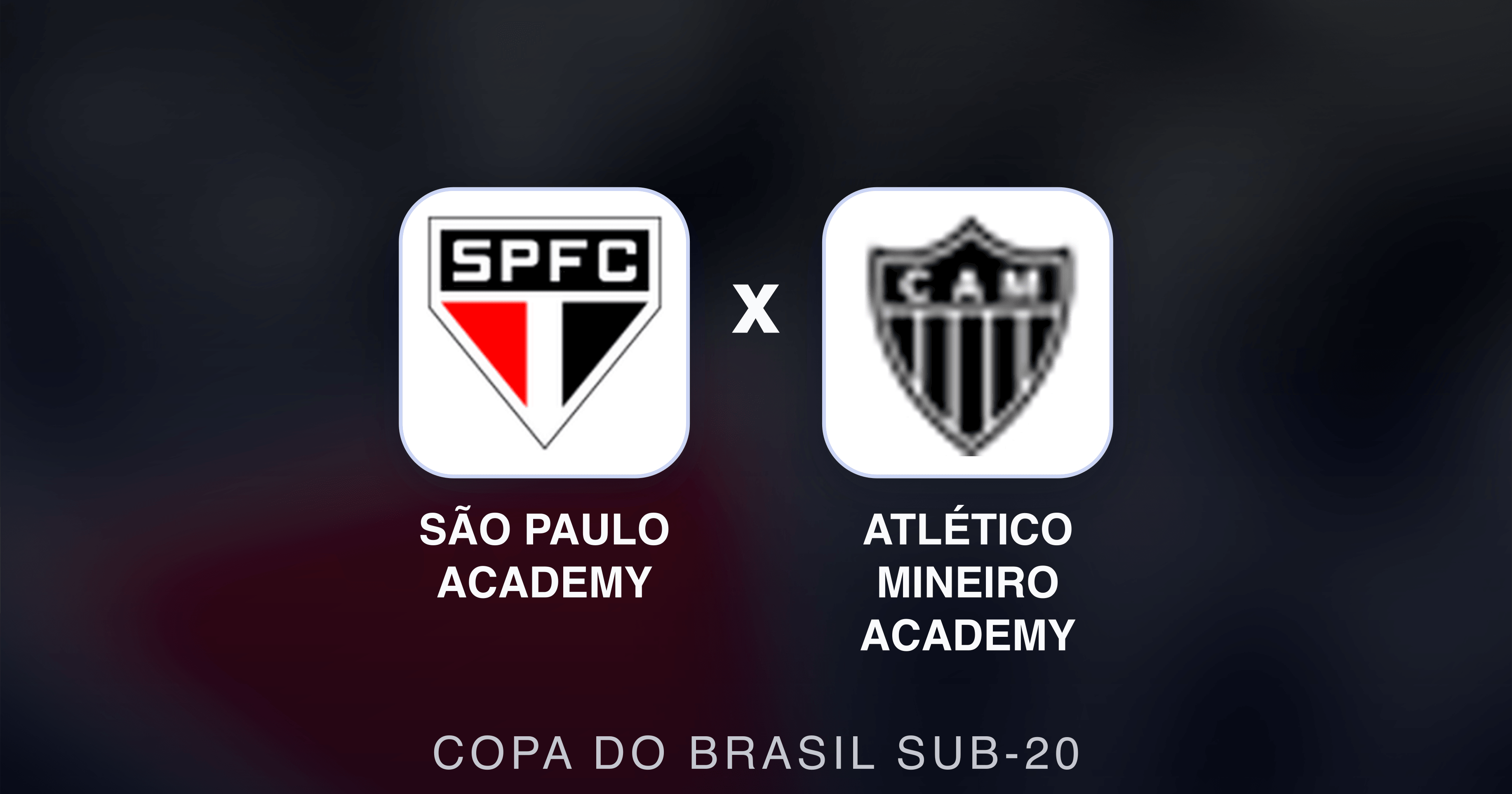 Image d’aperçu pour São Paulo Academy vs Atlético Mineiro Academy (Copa do Brasil Sub-20)