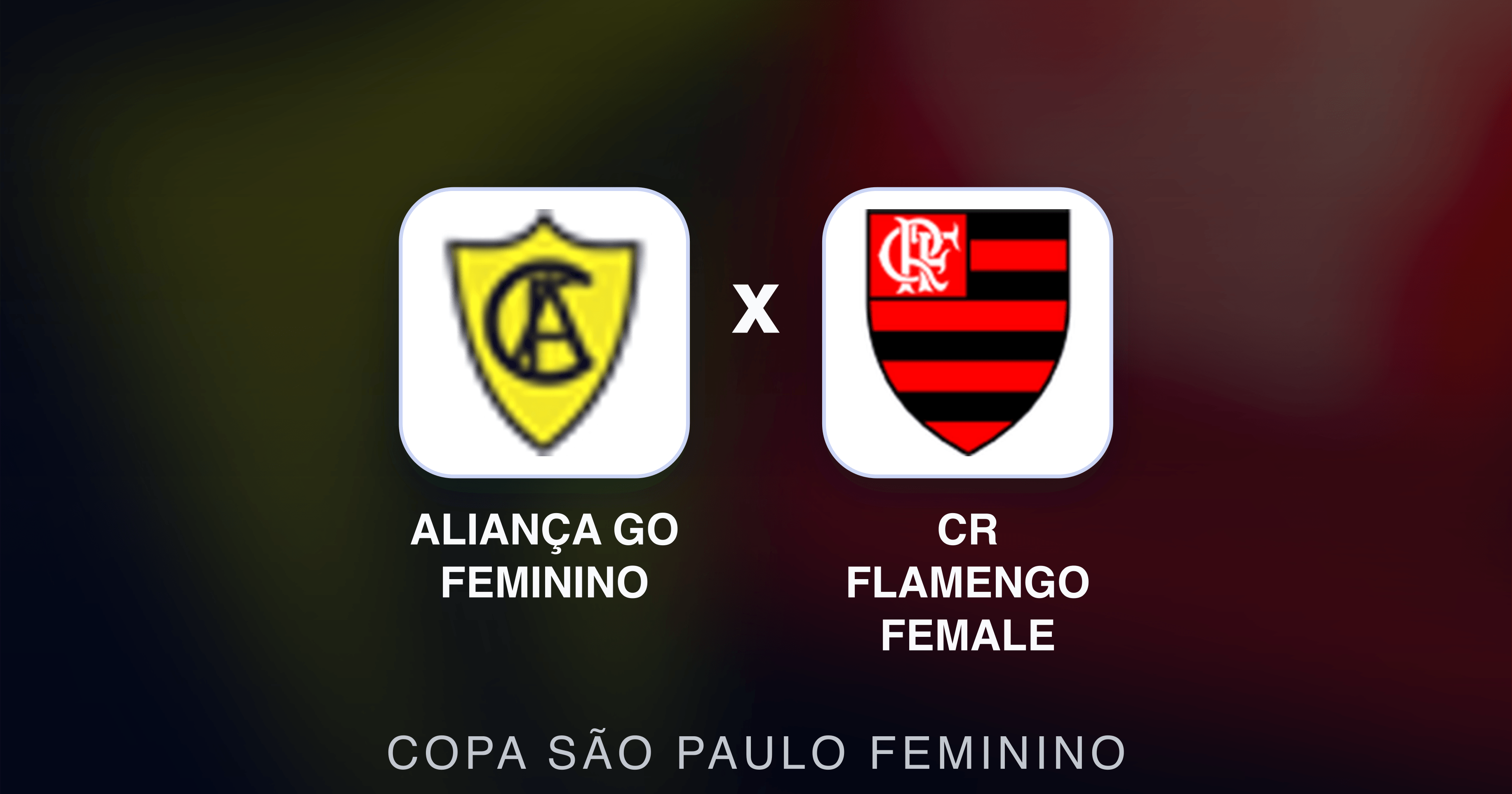 Image d’aperçu pour Aliança GO Feminino vs CR Flamengo Female (Copa São Paulo Feminino)