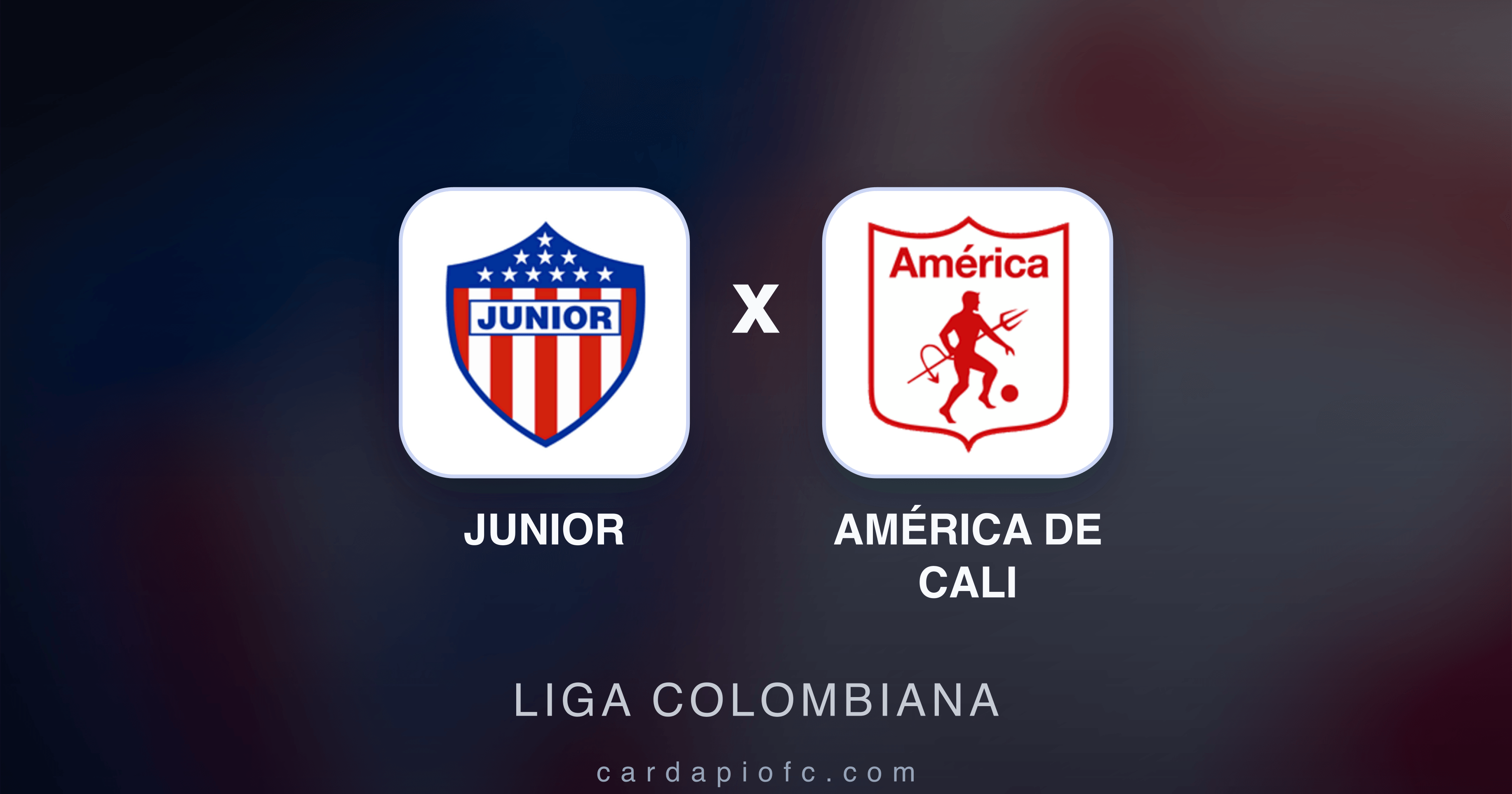 Image d’aperçu pour Junior vs América de Cali (Liga Colombiana)