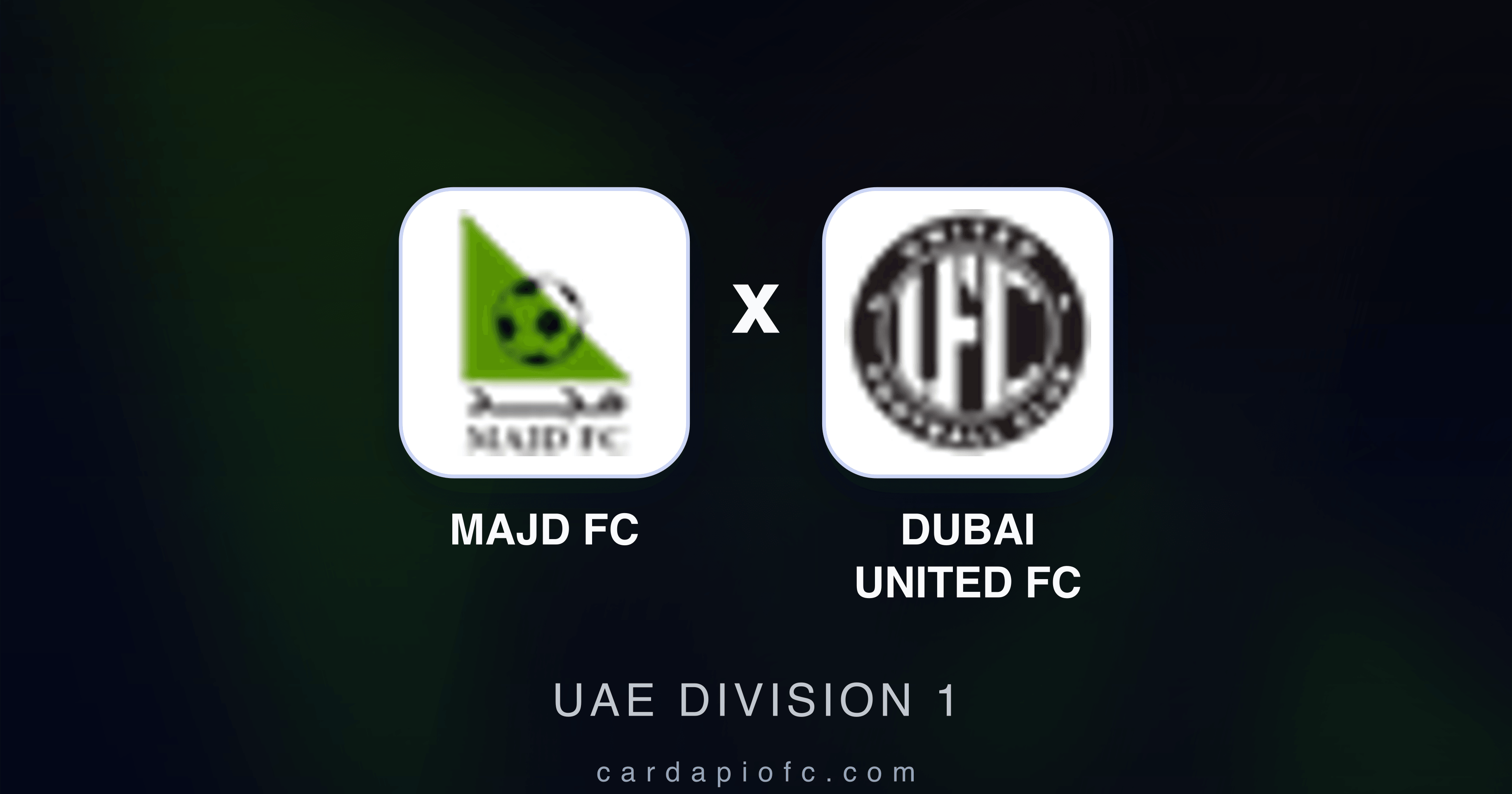 Image d’aperçu pour Majd FC vs Dubai United FC (UAE Division 1)