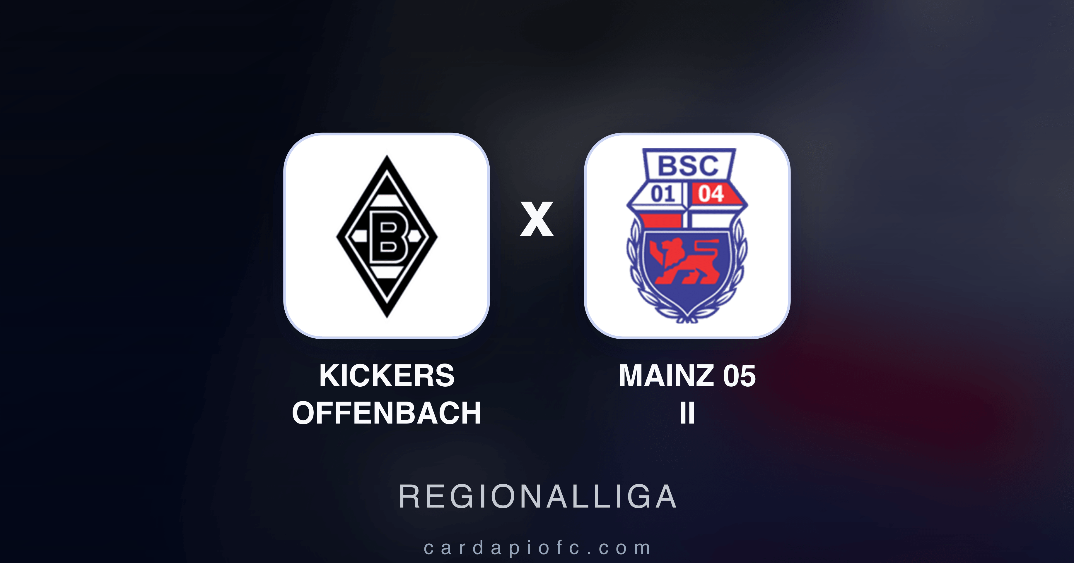 Image d’aperçu pour Kickers Offenbach vs Mainz 05 II (Regionalliga)