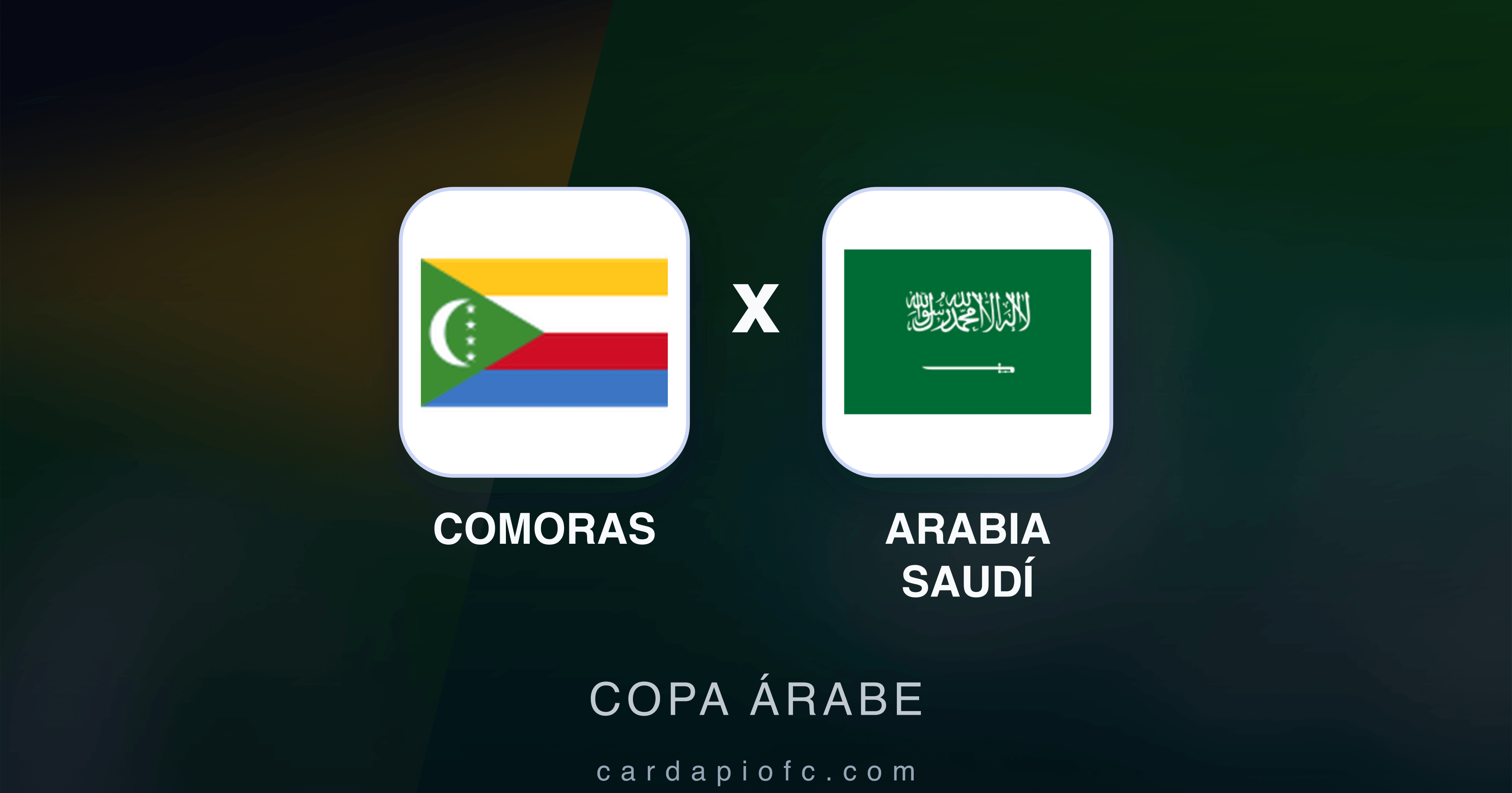 Image d’aperçu pour COMORAS vs Arabia Saudí (Copa Árabe)