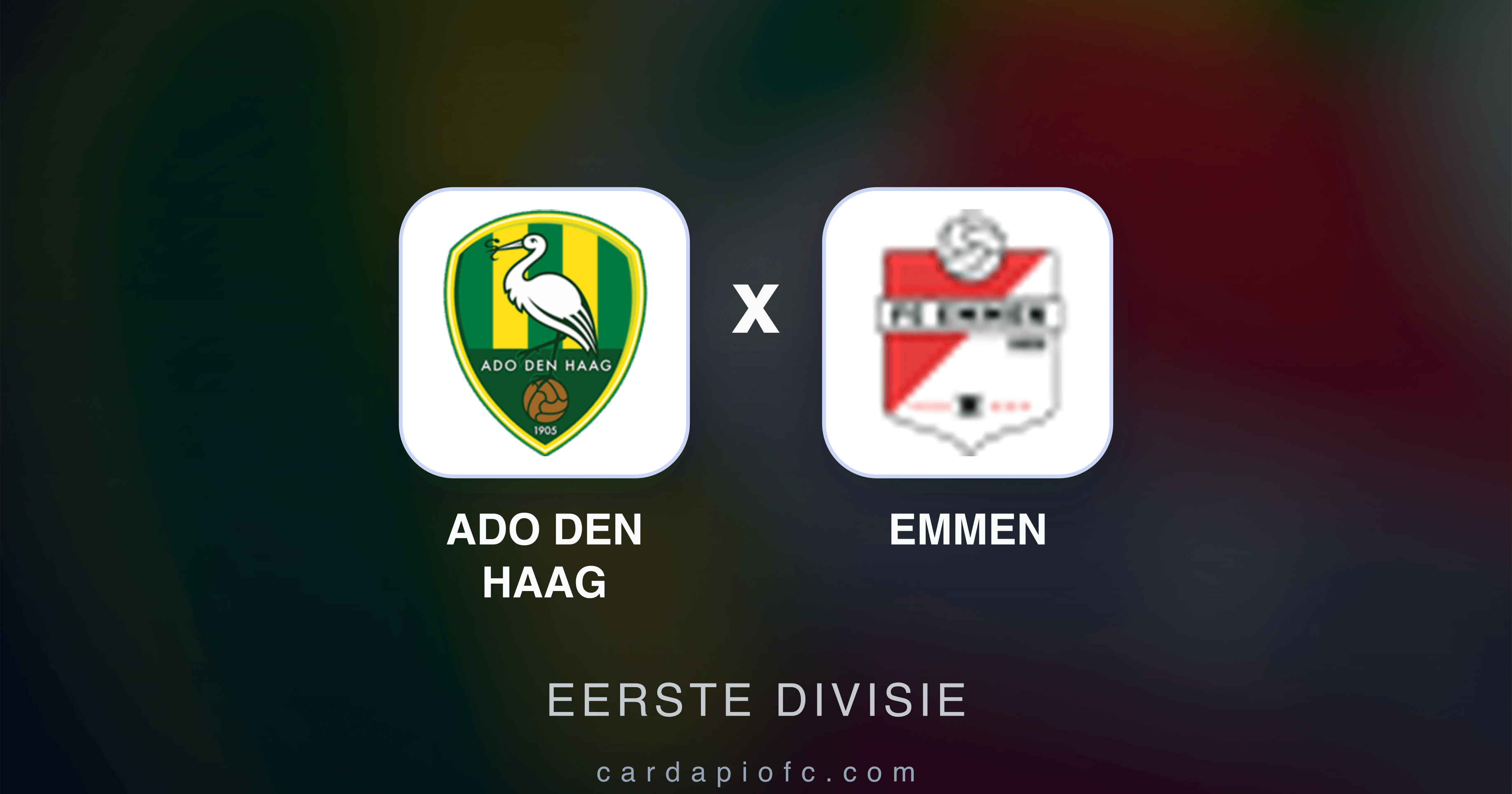 Image d’aperçu pour ADO Den Haag vs Emmen (Eerste Divisie)