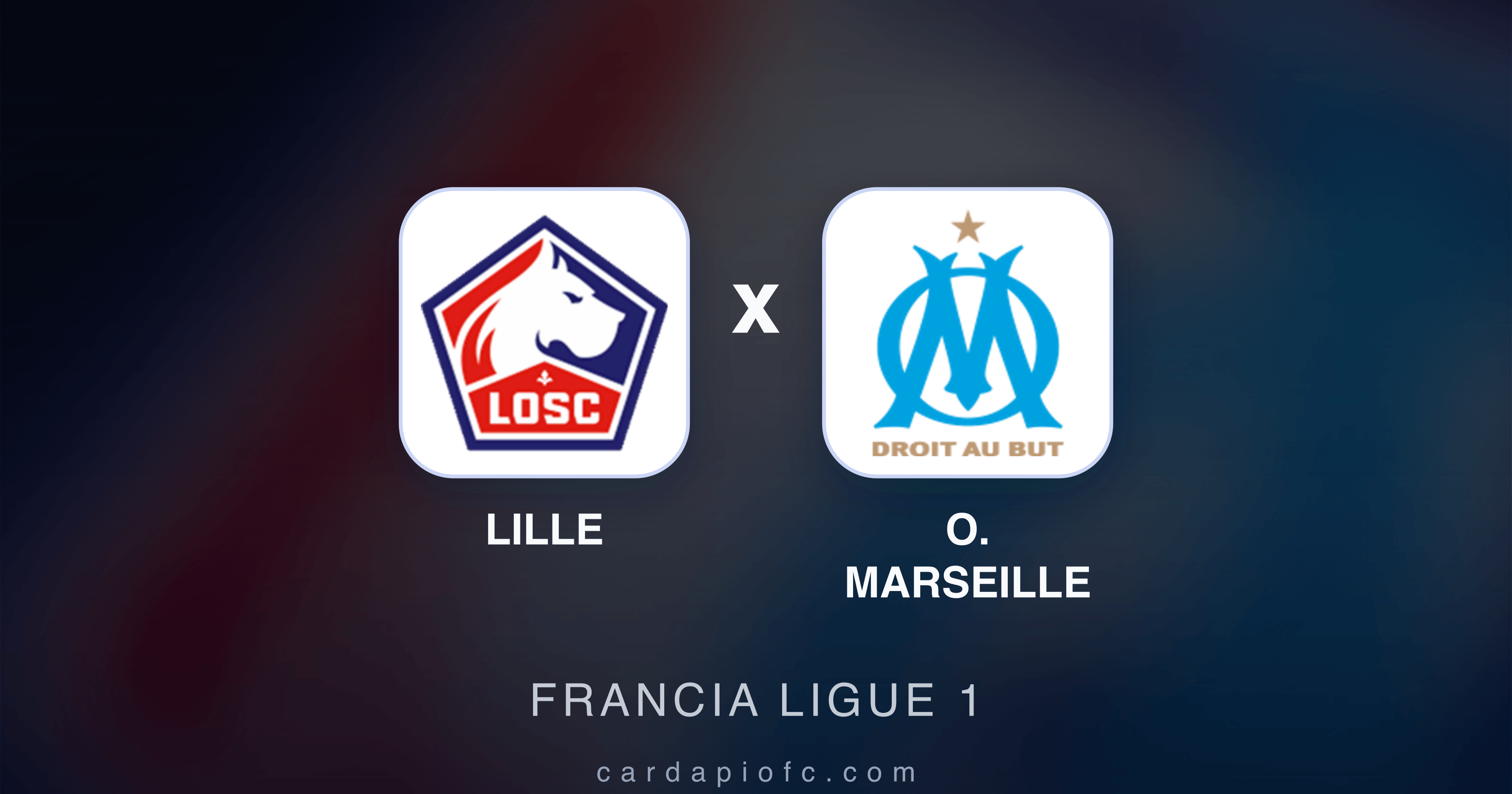 Image d’aperçu pour Lille vs O. Marseille (Francia Ligue 1)