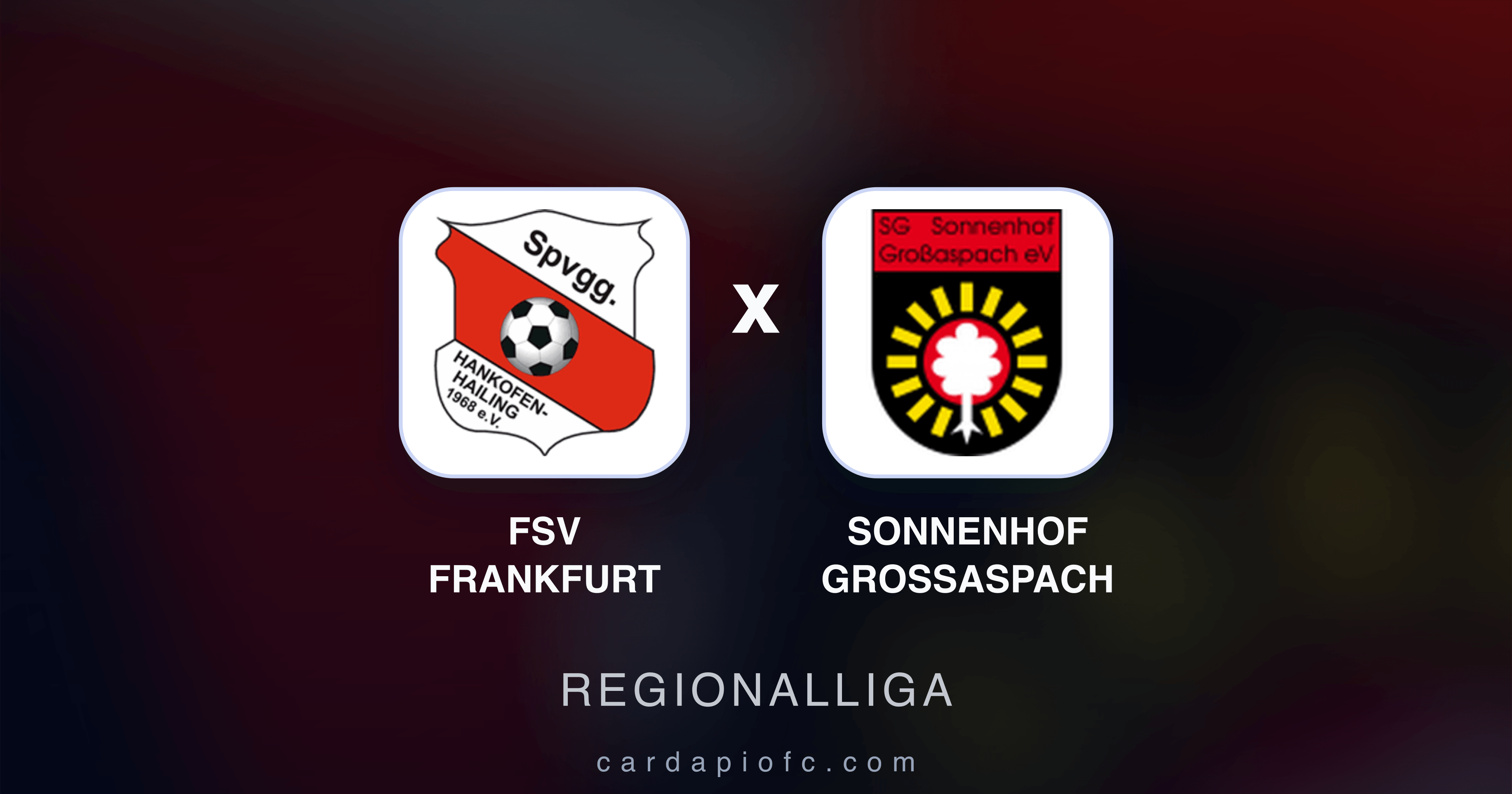 Image d’aperçu pour FSV Frankfurt vs Sonnenhof Grossaspach (Regionalliga)