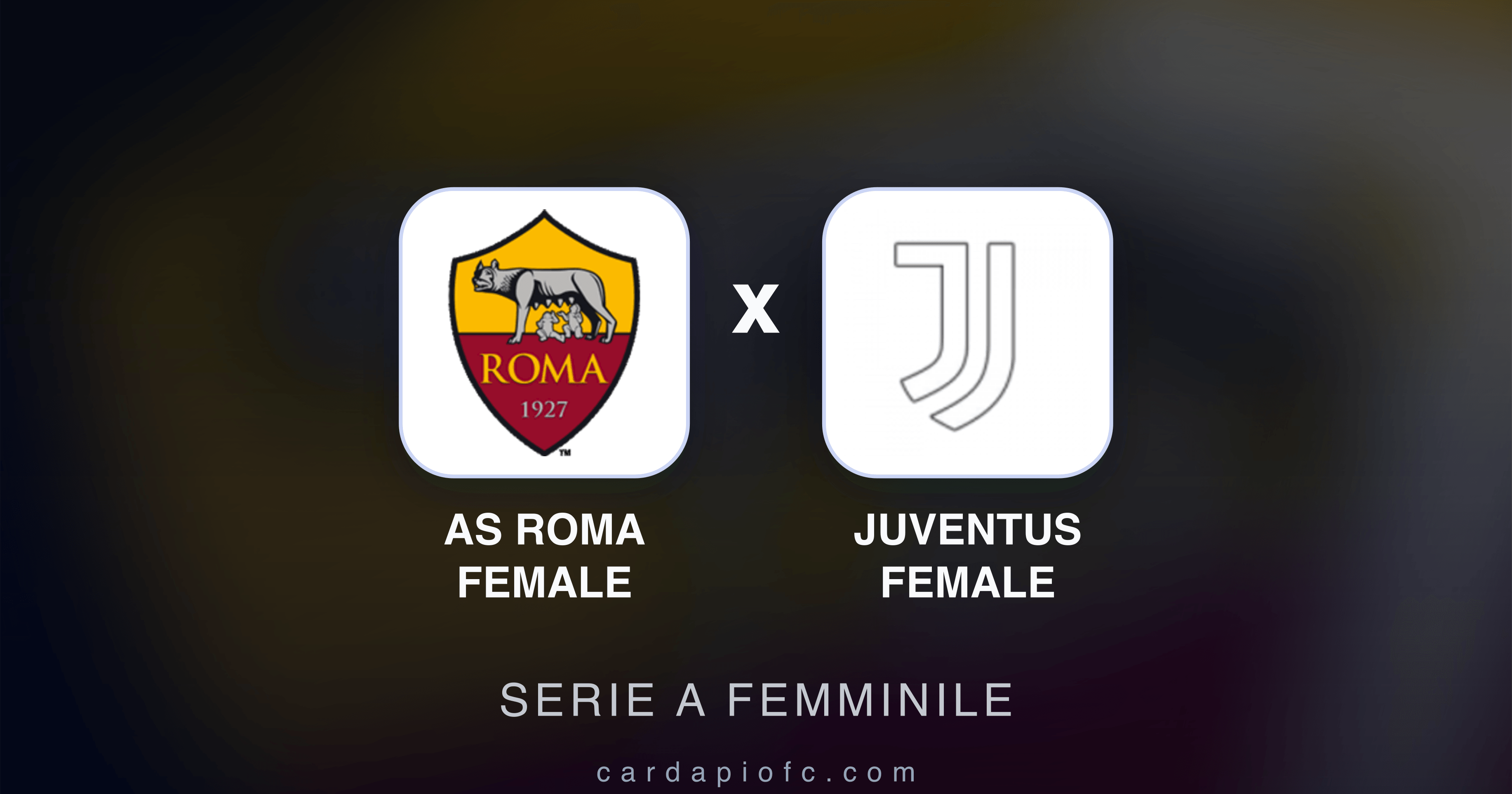 Image d’aperçu pour AS Roma Female vs Juventus Female (Serie A Femminile)