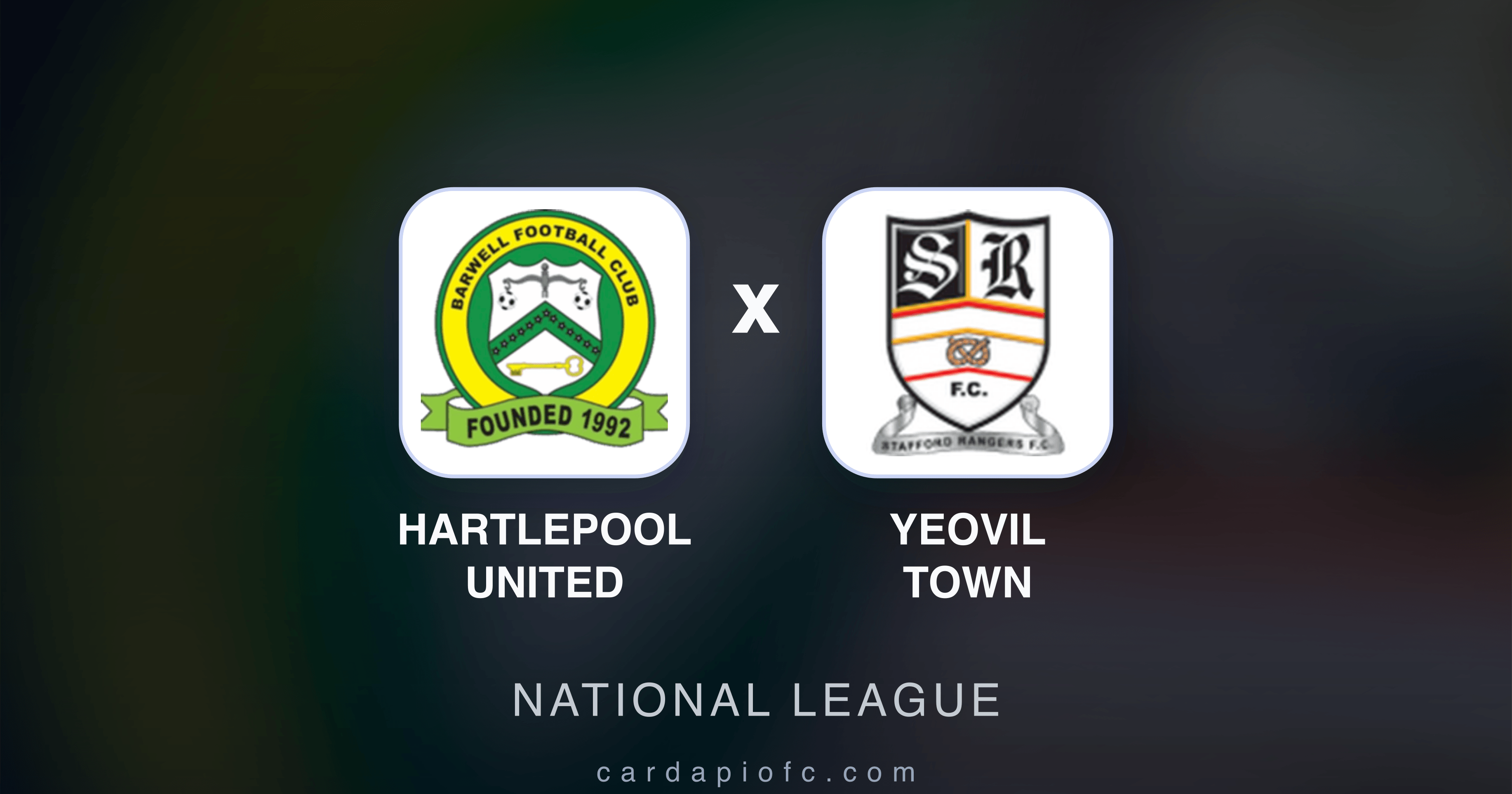 Image d’aperçu pour Hartlepool United vs Yeovil Town (National League)